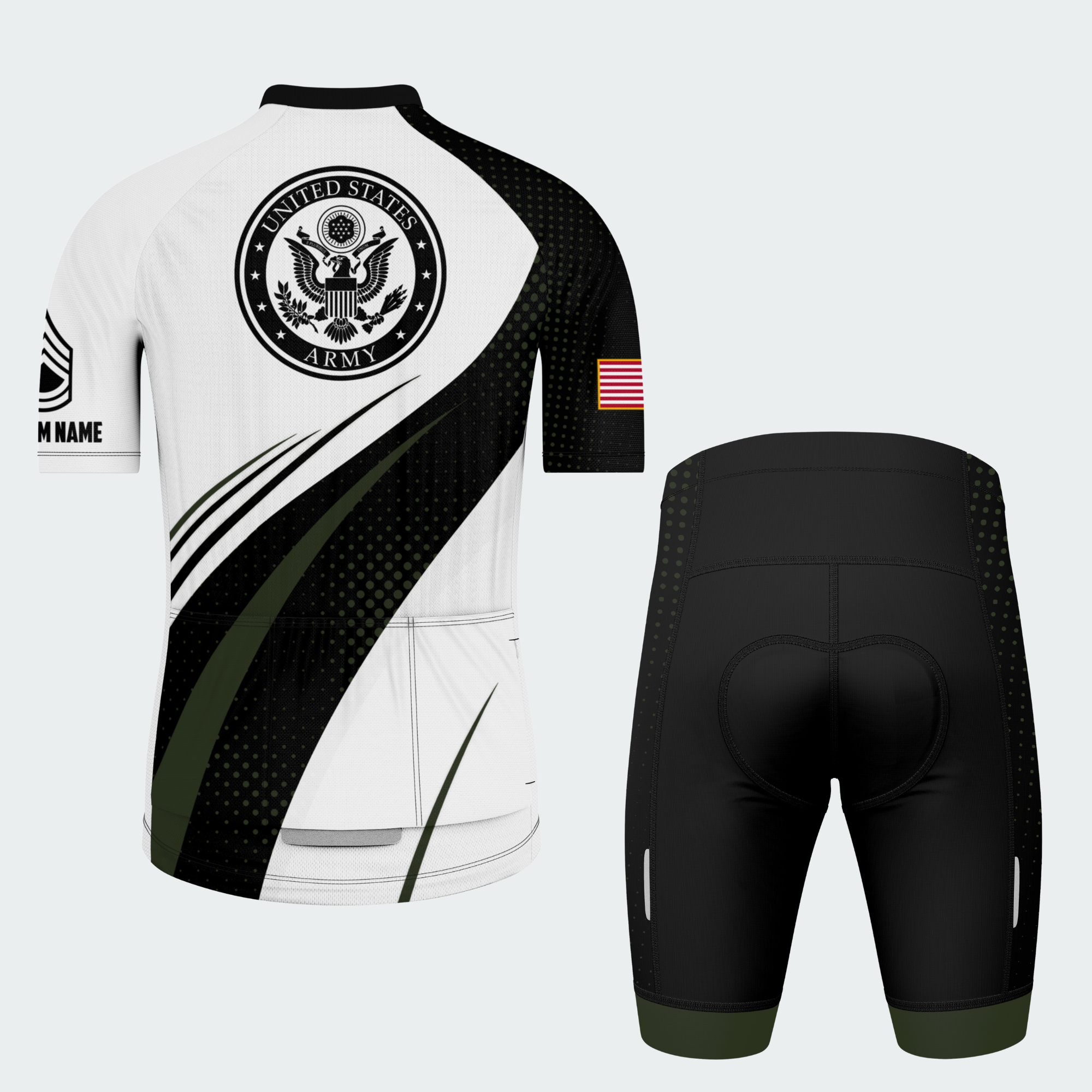 Men’s Personalized U.S. Army Proud Veteran Cycling Jersey & Kit