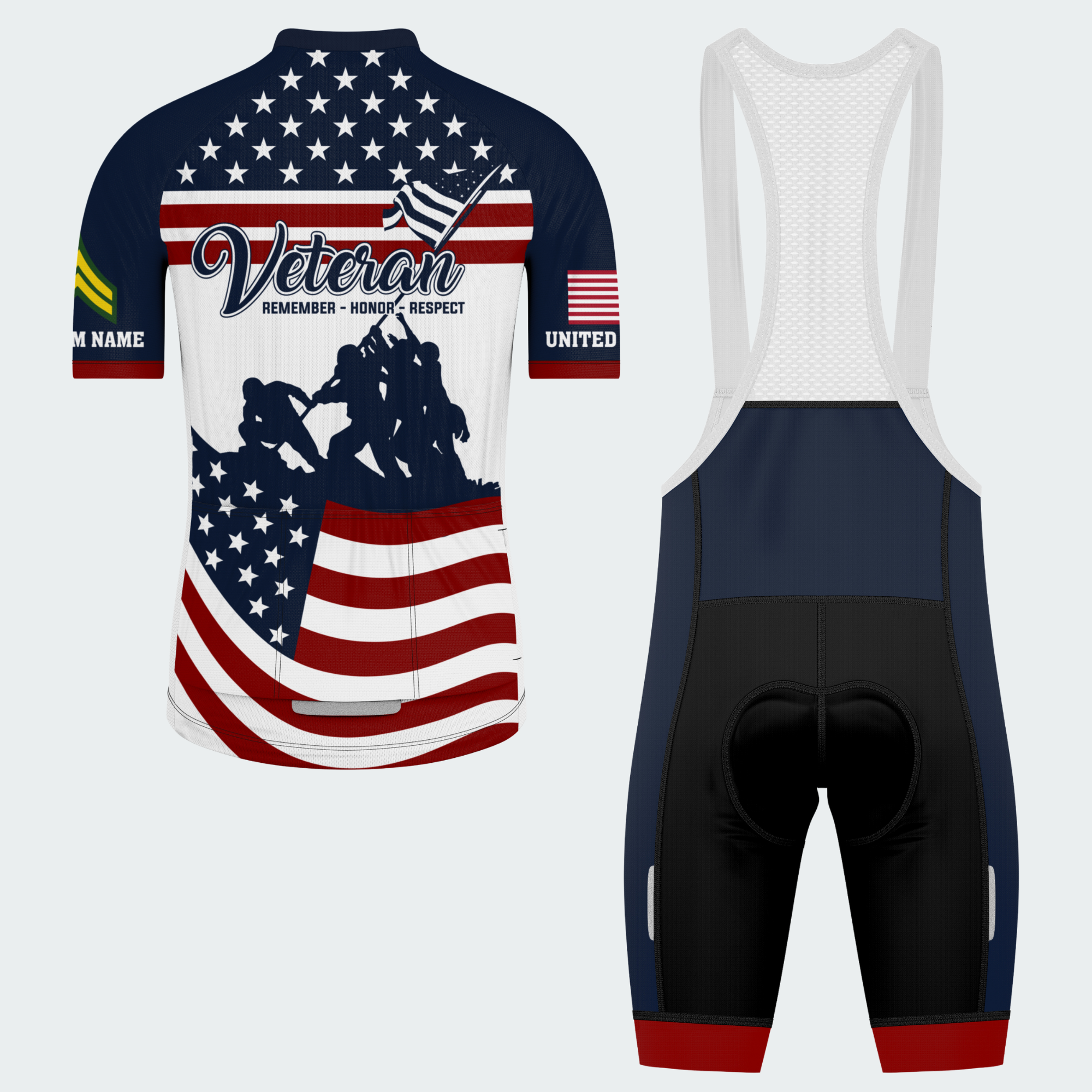 Men’s USA Veteran Honor Cycling Jersey & Kit