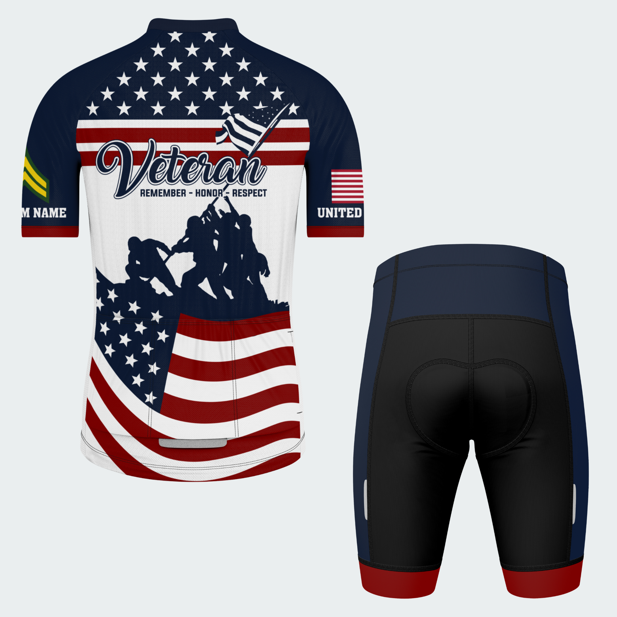 Men’s USA Veteran Honor Cycling Jersey & Kit