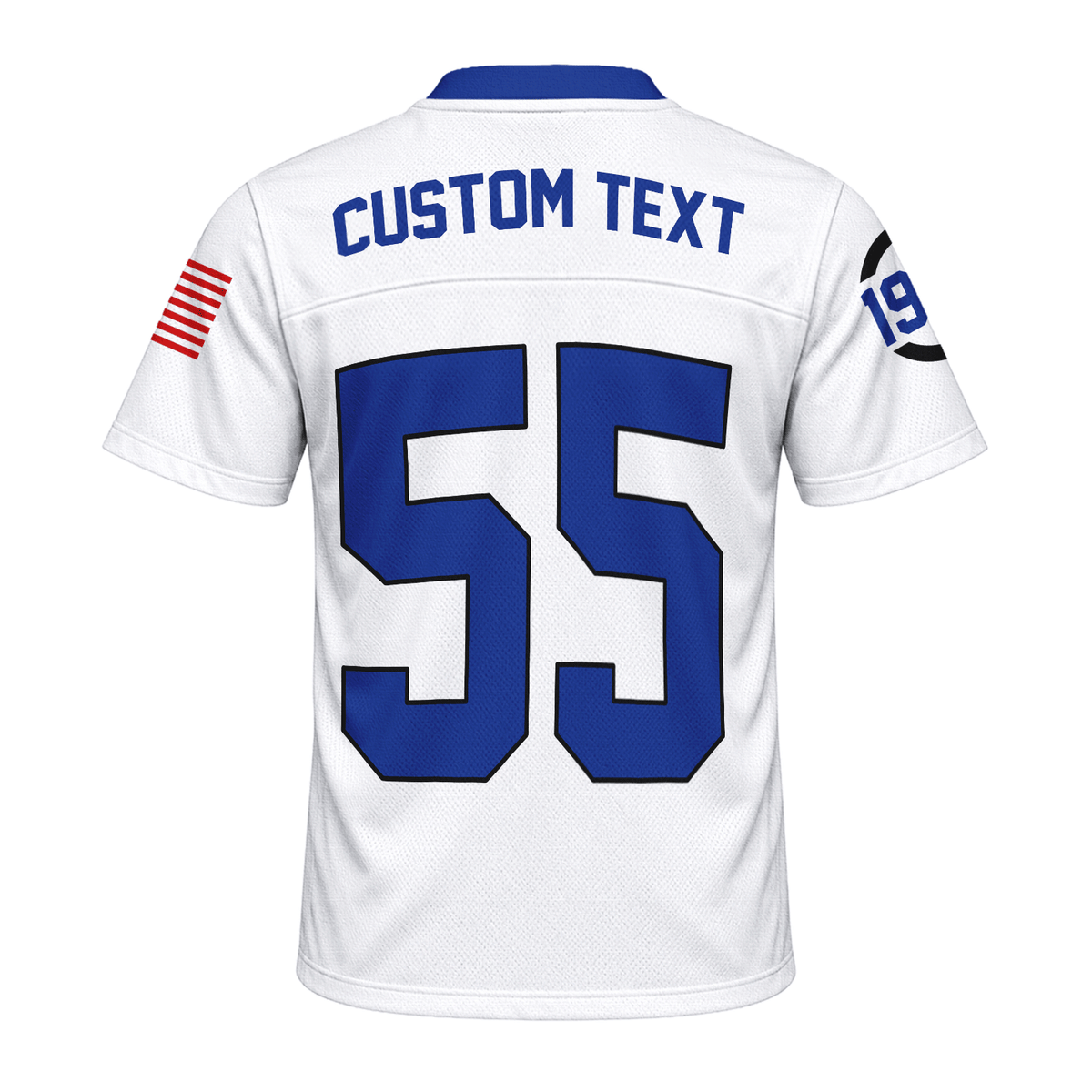 Custom U.S. Air Force Sports Shirt Personalized Rank Text and Jersey Number