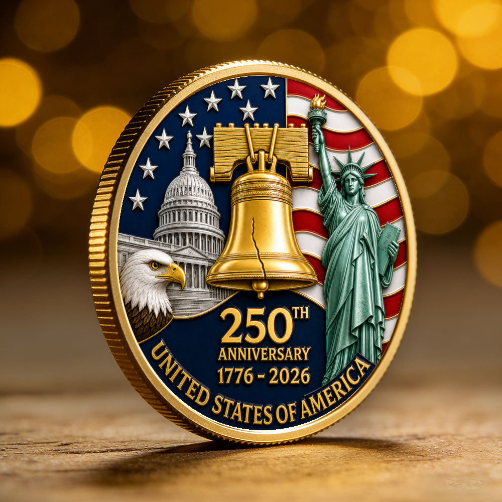 United States of America 250th Anniversary Challenge Coin