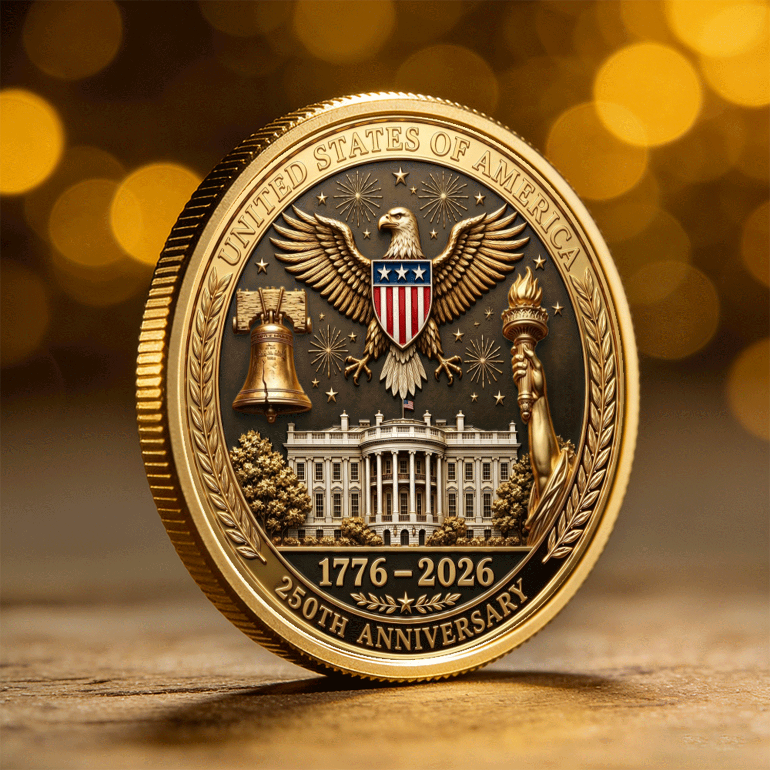 US Navy Veteran Personalized Rank Name 3D Challenge Coin