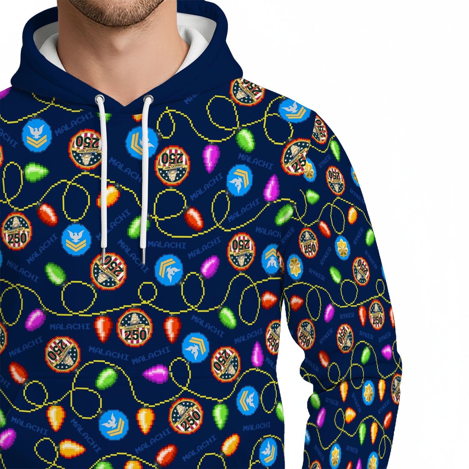 Personalized US Navy 3D All Over Print Hoodie KAH3D01