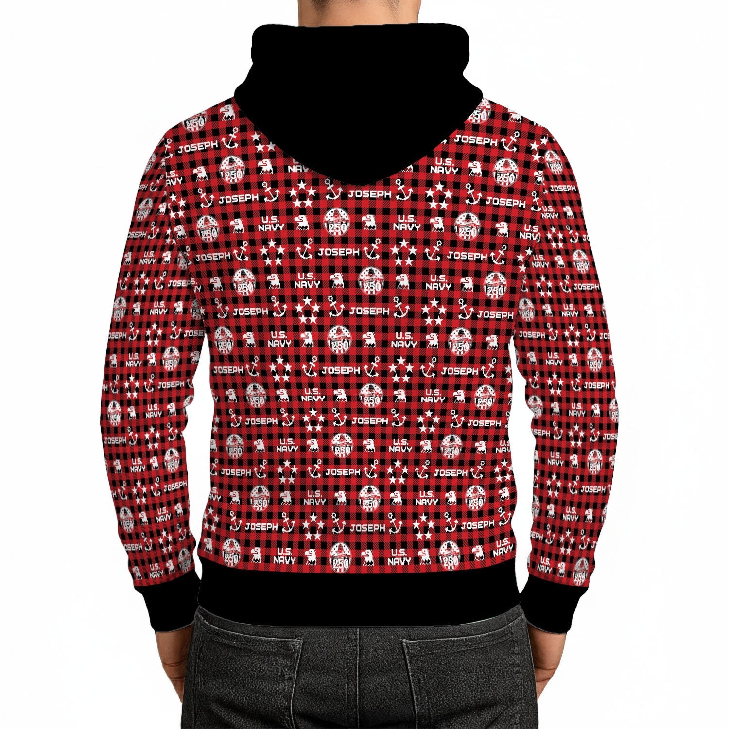 Personalized US Navy 3D All Over Print Hoodie KAH3D02