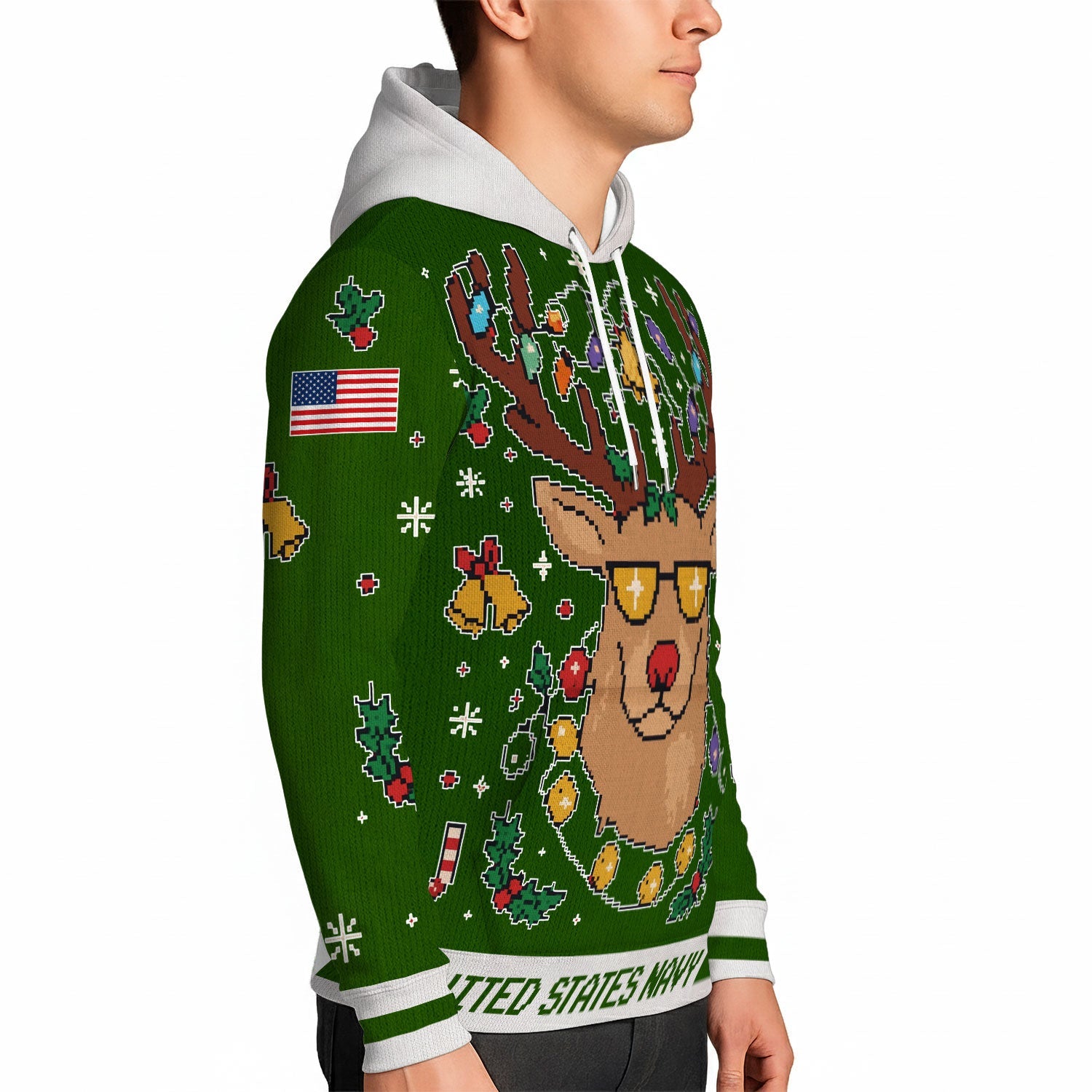 America's Navy Forged By The Sea 3D All Over Print Hoodie Xmas