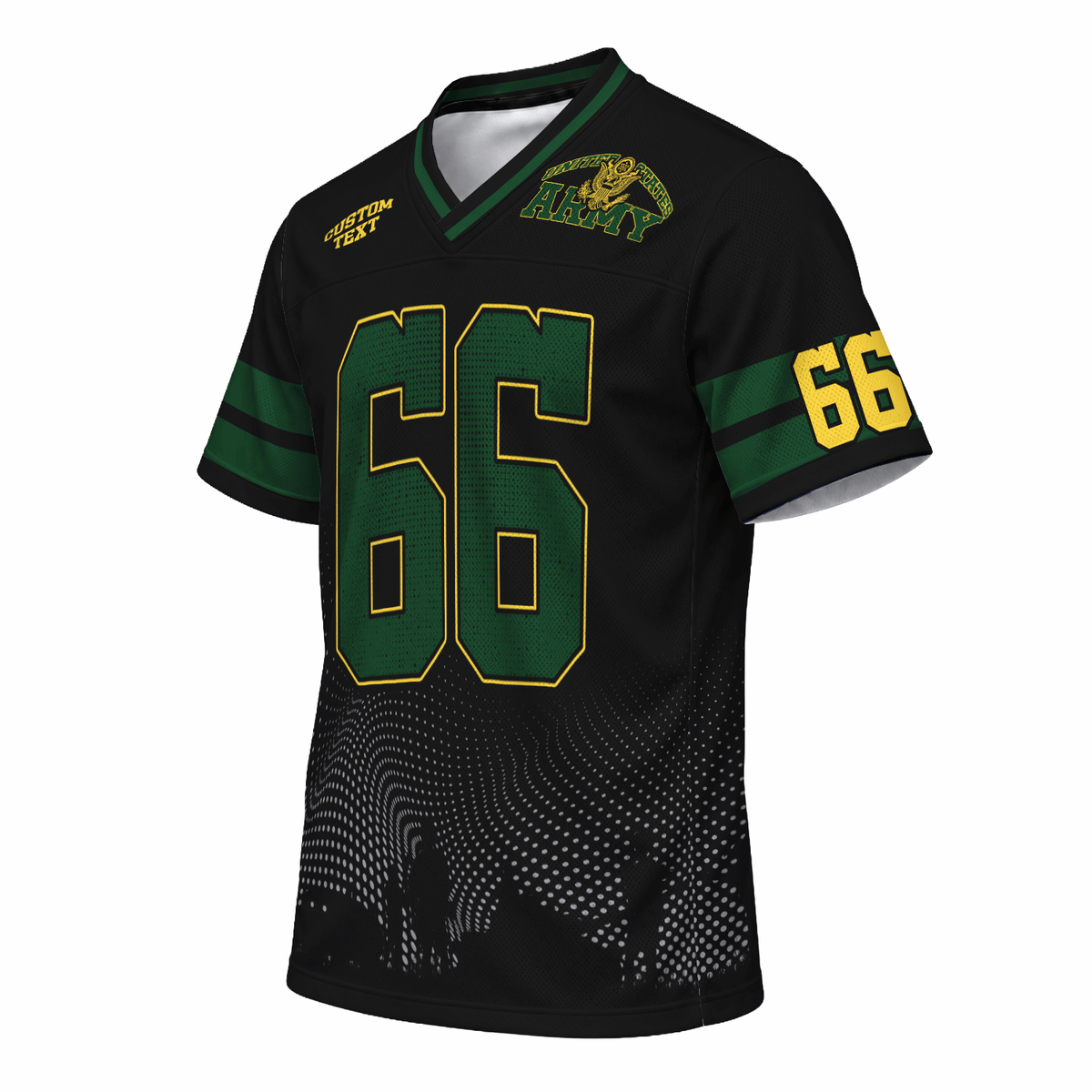 U.S. Army Personalized Sports Jersey Custom Rank Text Military Apparel