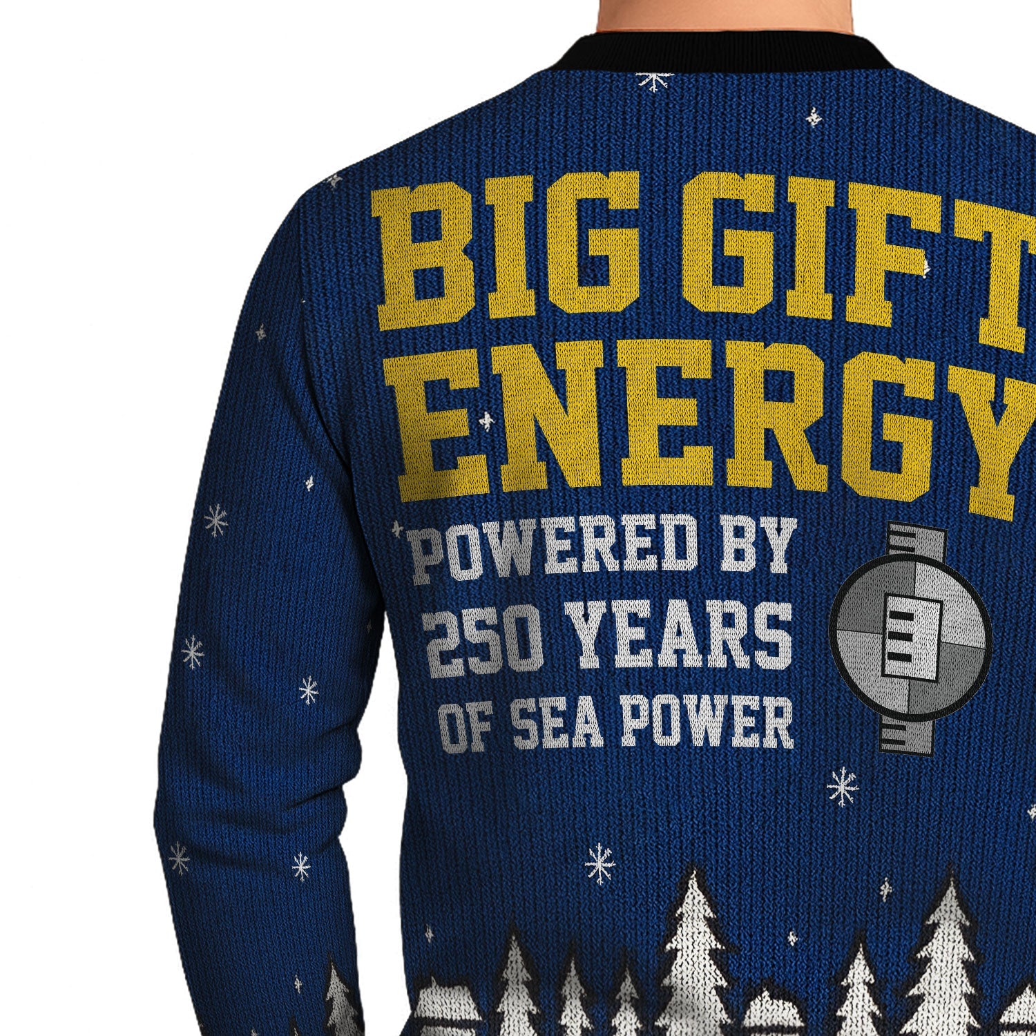 Personalized US Navy Christmas Ugly Sweater KAUST13