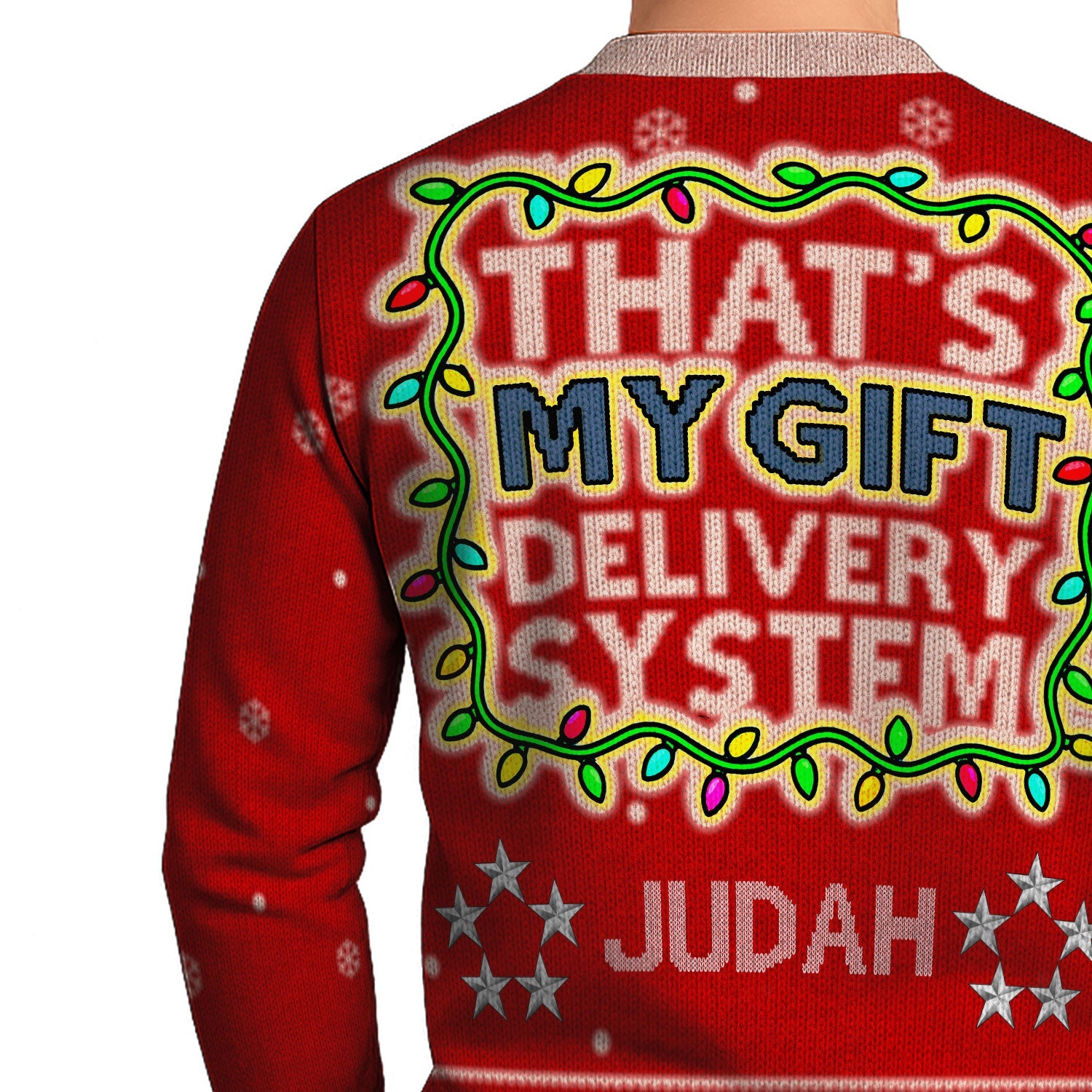 Personalized US Navy Christmas Ugly Sweater KAUST15