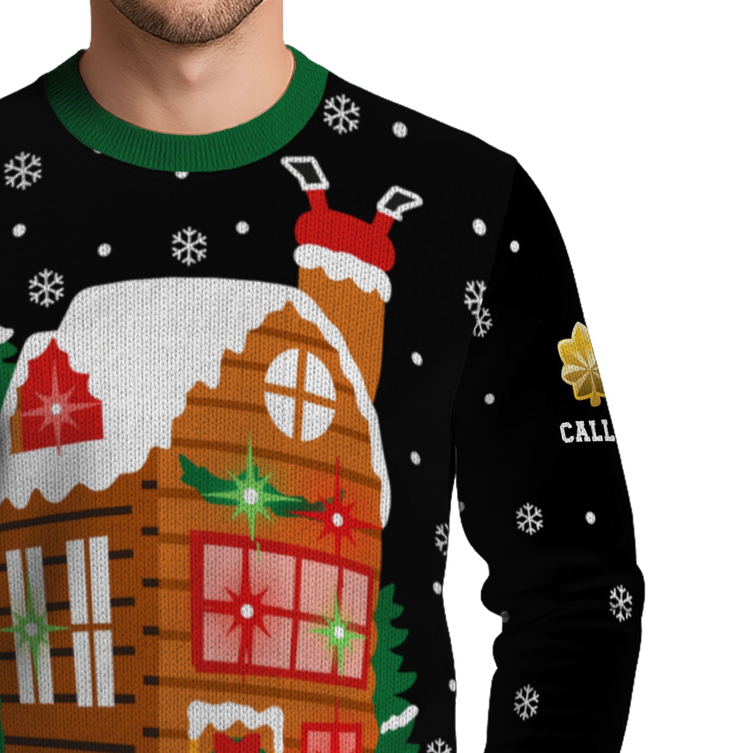 Personalized US Navy Christmas Ugly Sweater KAUST19