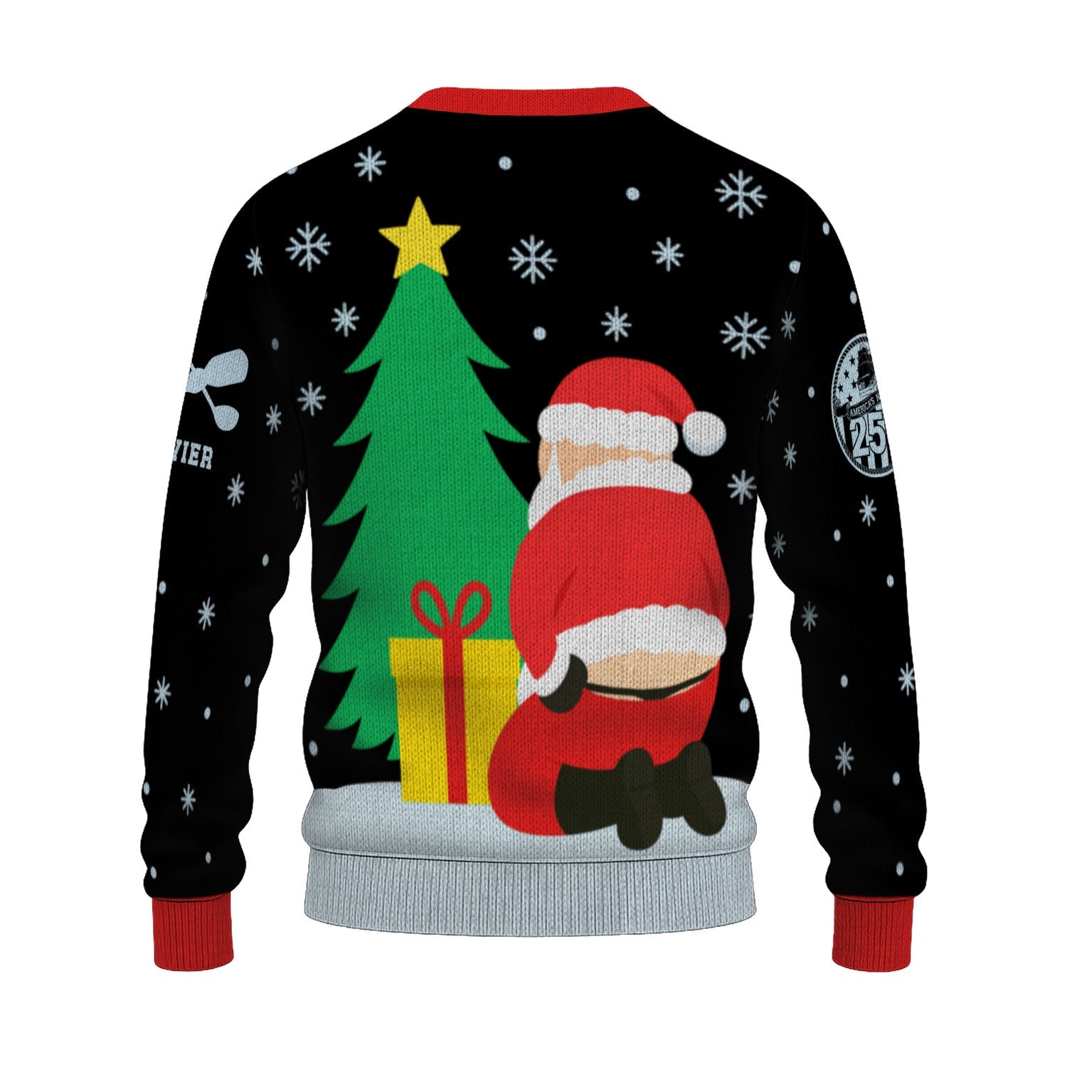 Personalized US Navy Christmas Ugly Sweater KAUST20