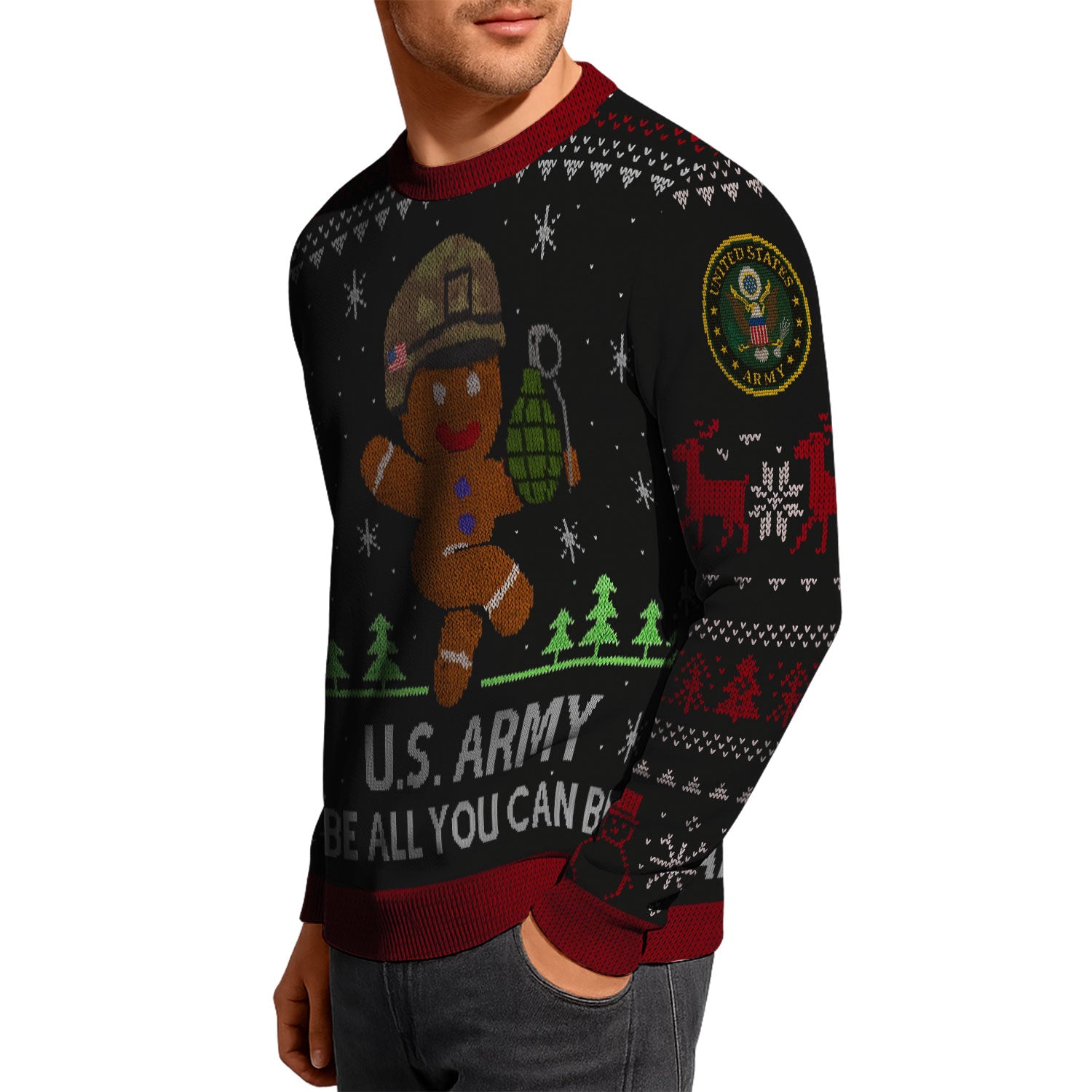 US Army Ugly Christmas Sweater