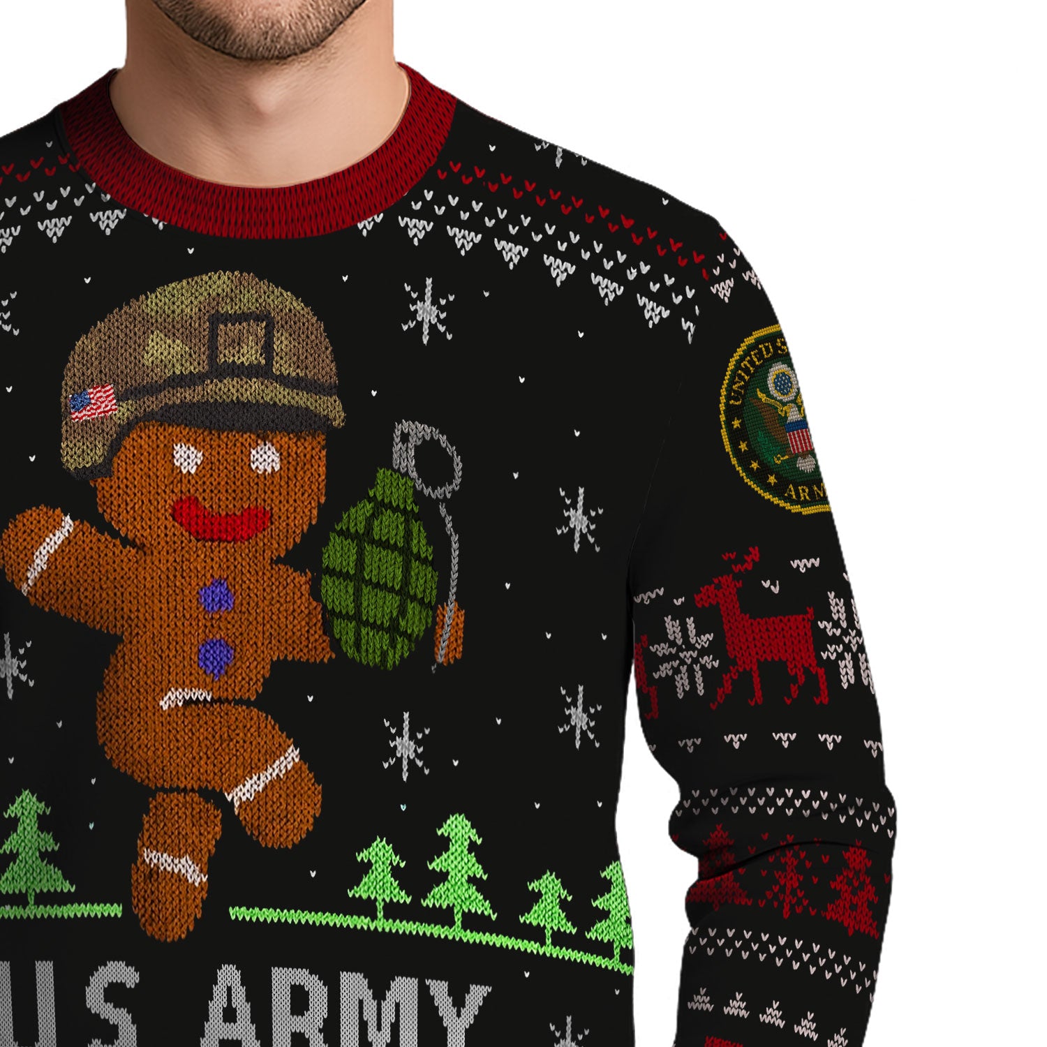 US Army Ugly Christmas Sweater