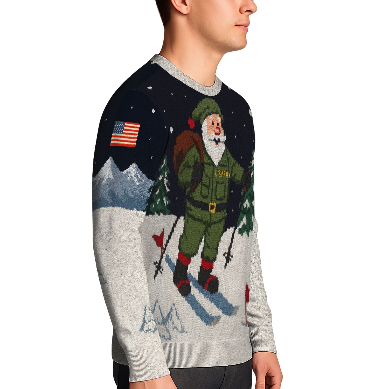 US Army Santa Ugly Christmas Sweater