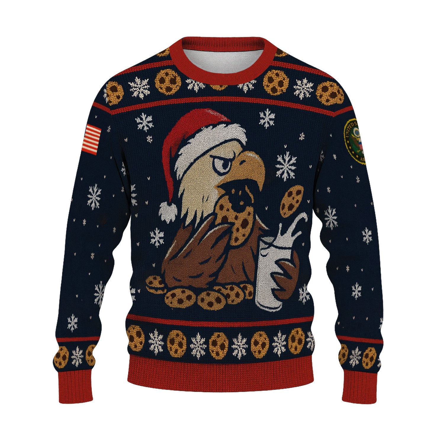 US Army Eagle Ugly Christmas Sweater