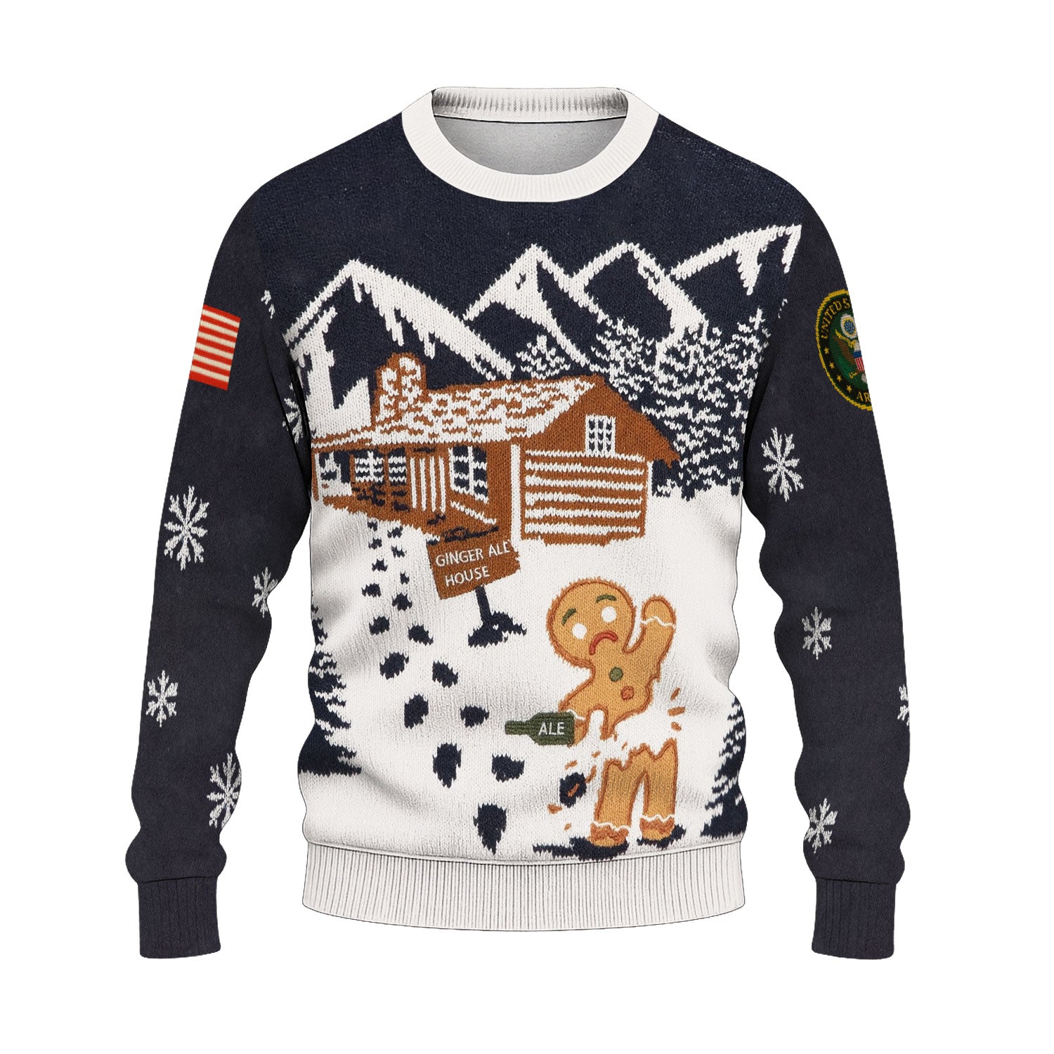 US Army Ugly Christmas Sweater KAUST32