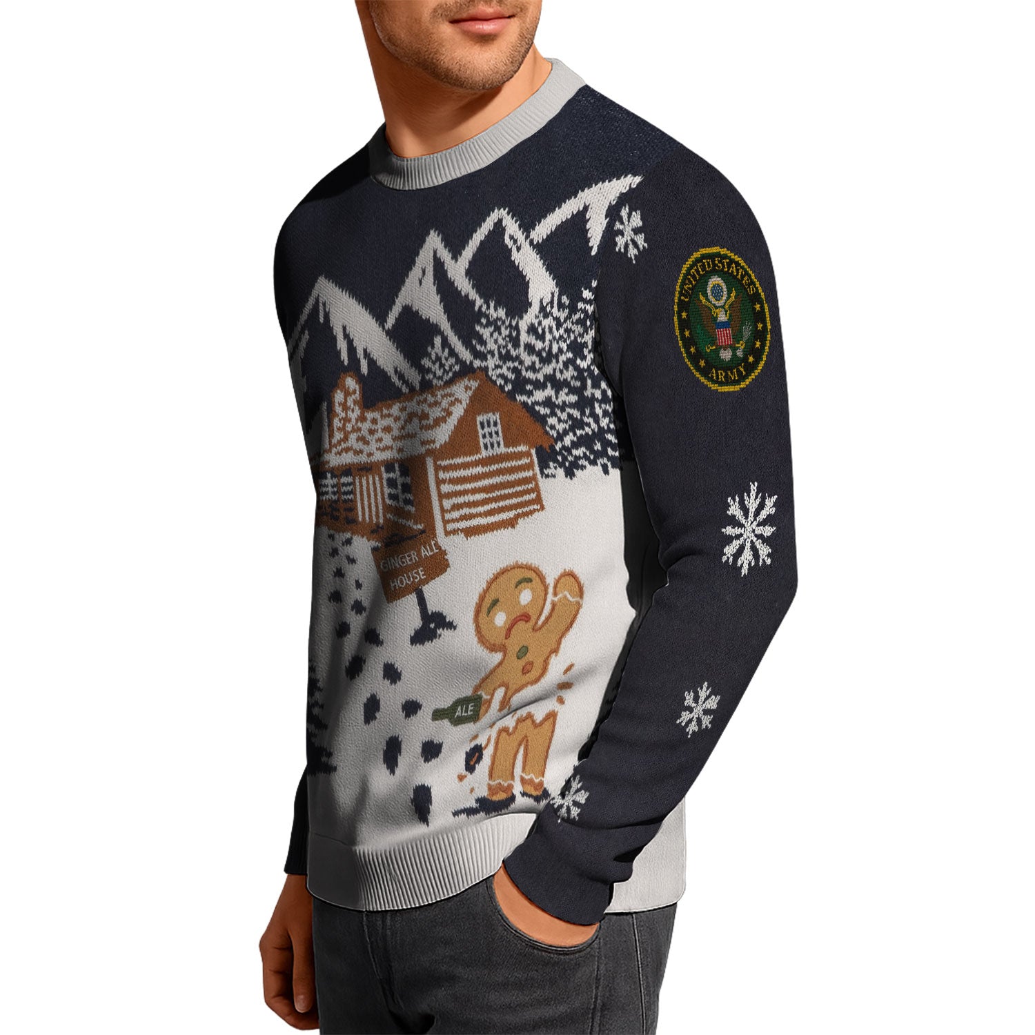 US Army Ugly Christmas Sweater KAUST32