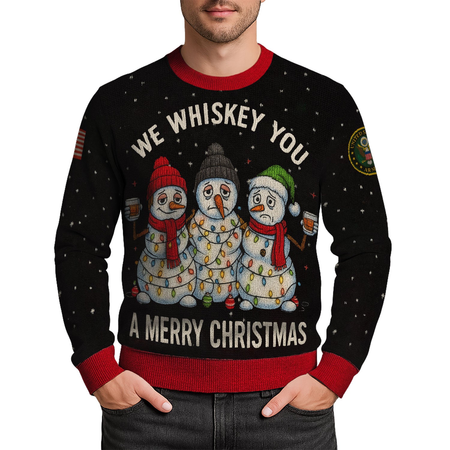 US Army Ugly Christmas Sweater KAUST33