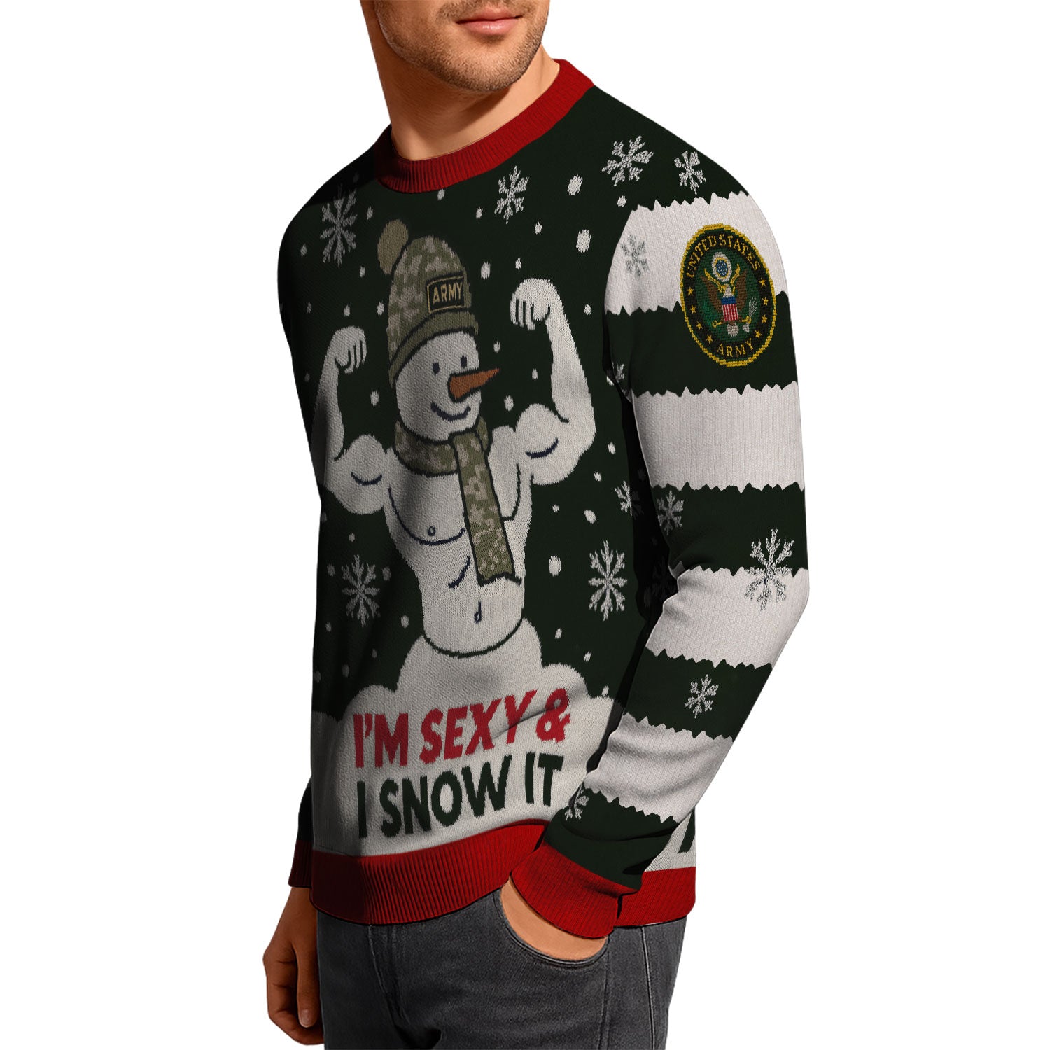 US Army Ugly Christmas Sweater KAUST34