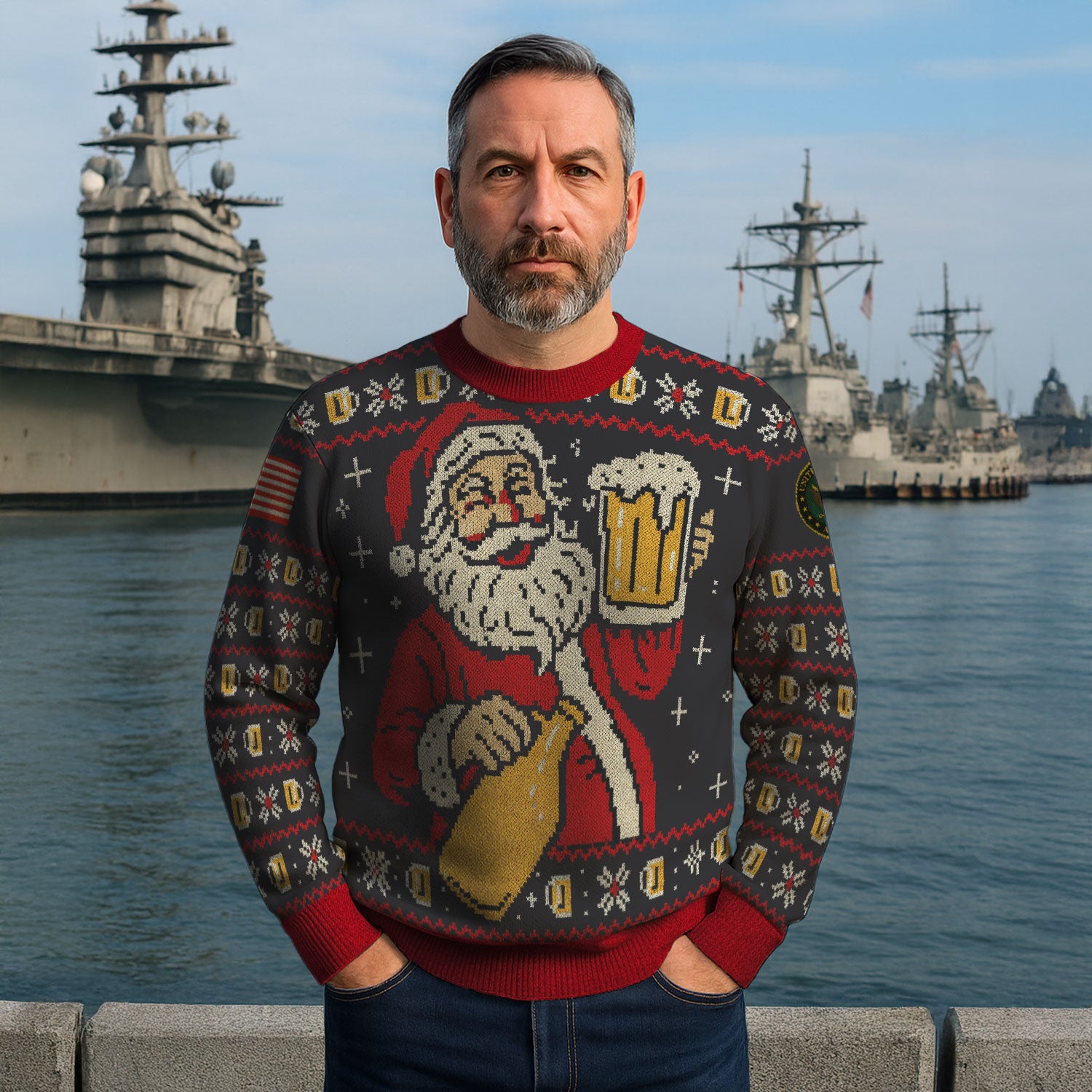 US Army Ugly Christmas Sweater KAUST35