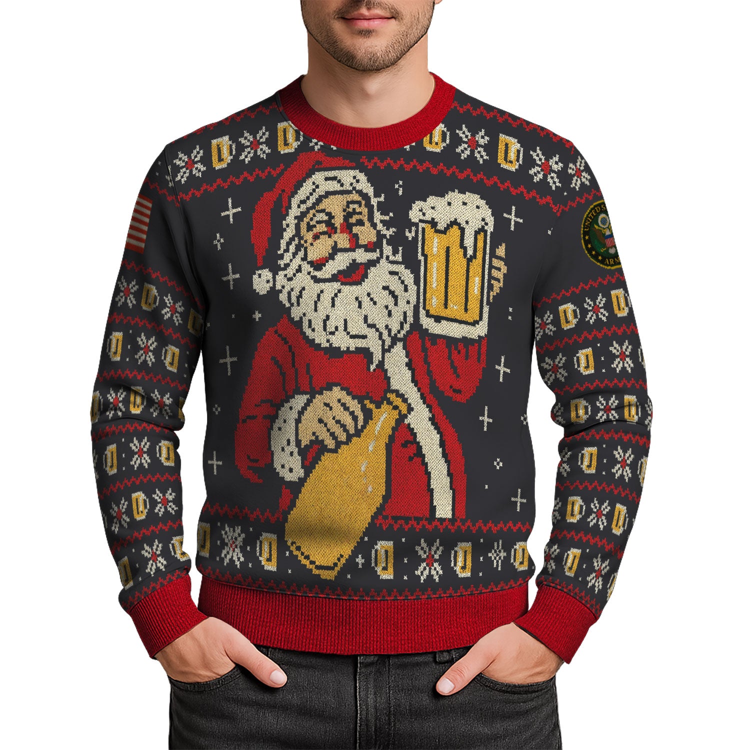 US Army Ugly Christmas Sweater KAUST35