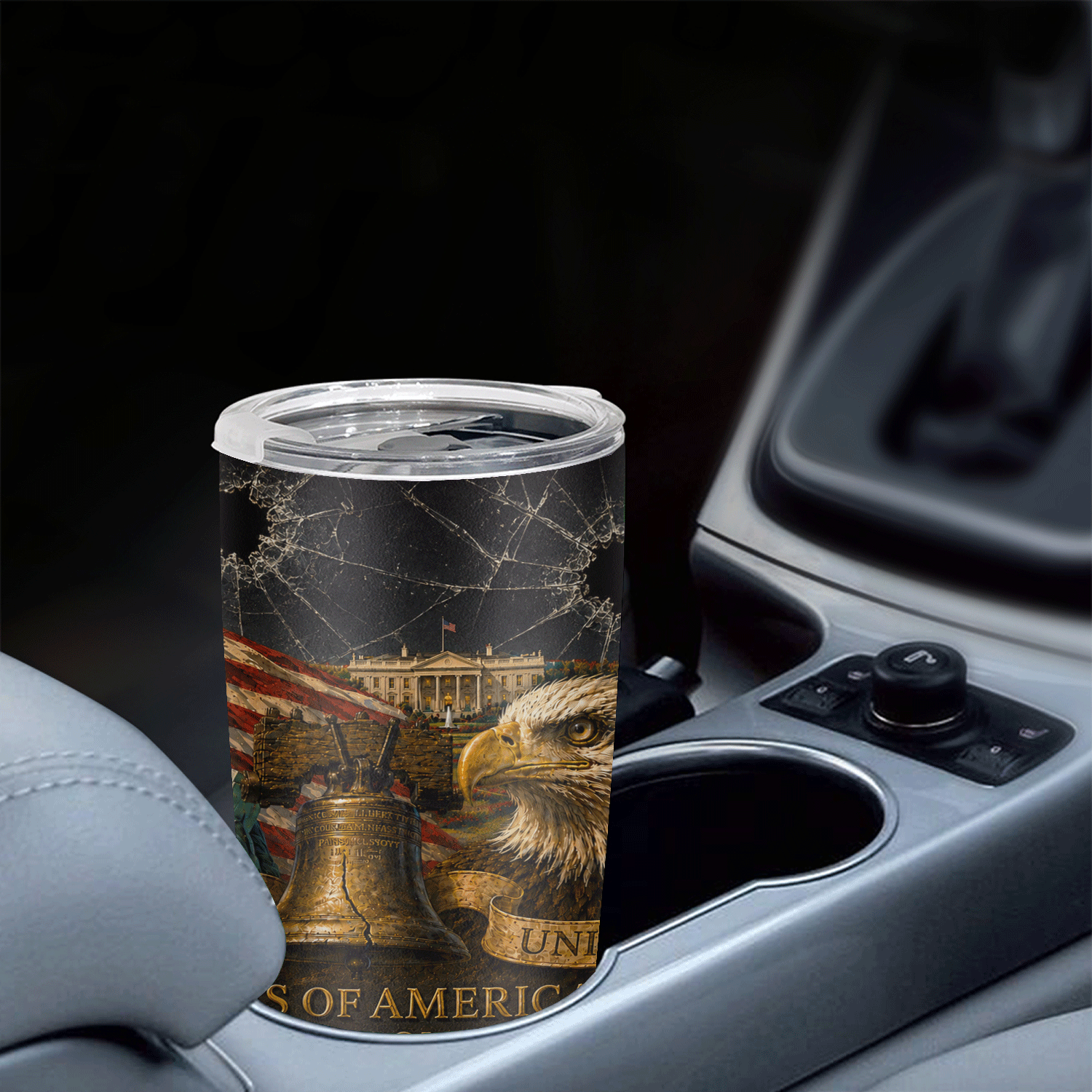 USA Liberty Union Freedom Pride 20oz Stainless Steel Tumbler
