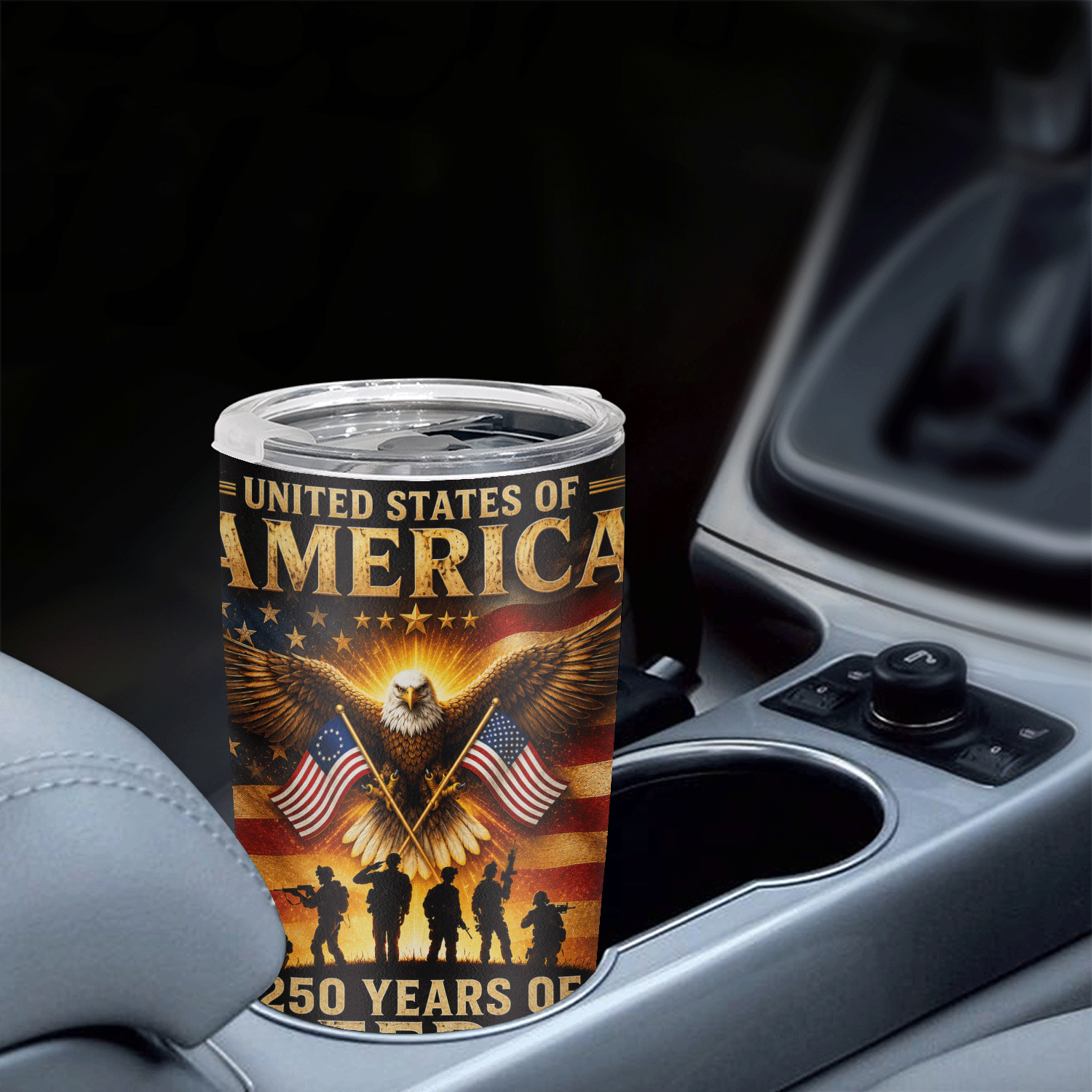 Patriotic USA Freedom Anniversary 20oz Tumbler