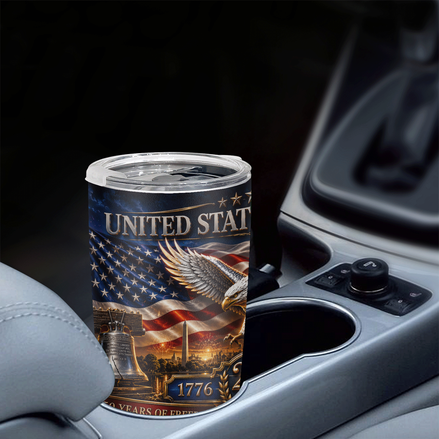 USA 250th Anniversary Eagle Liberty Bell 20oz Tumbler