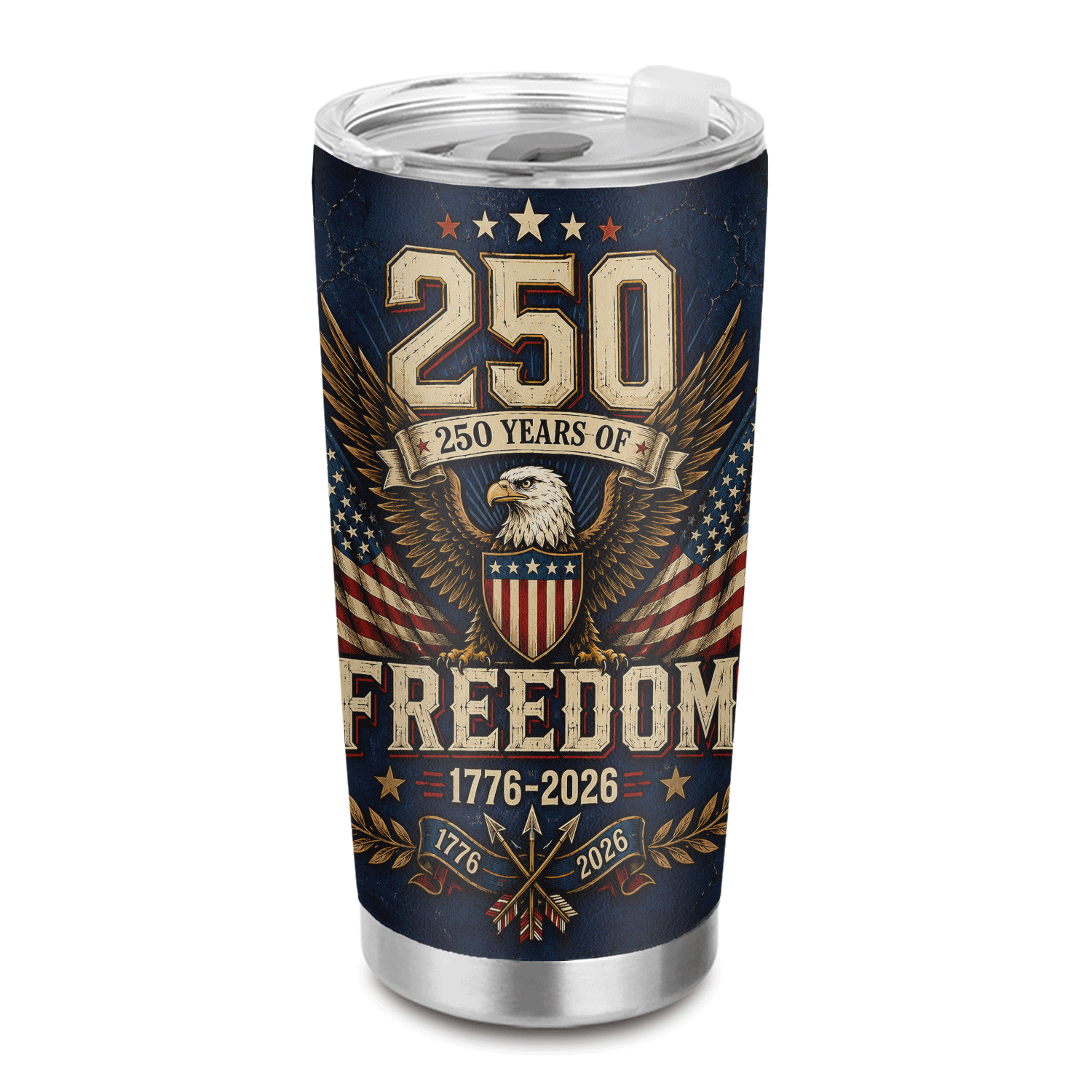 America 250 Years of Freedom Eagle 20oz Tumbler