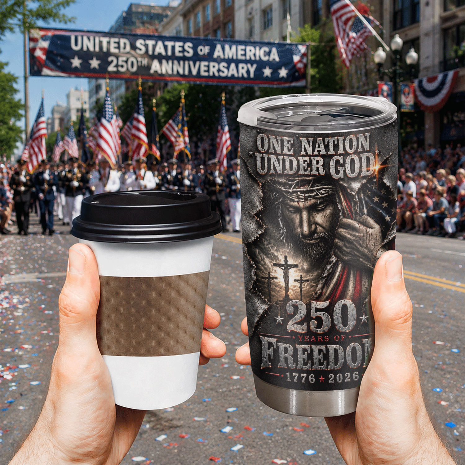 America 1776-2026 Heritage Tumbler 20oz Collector Gift