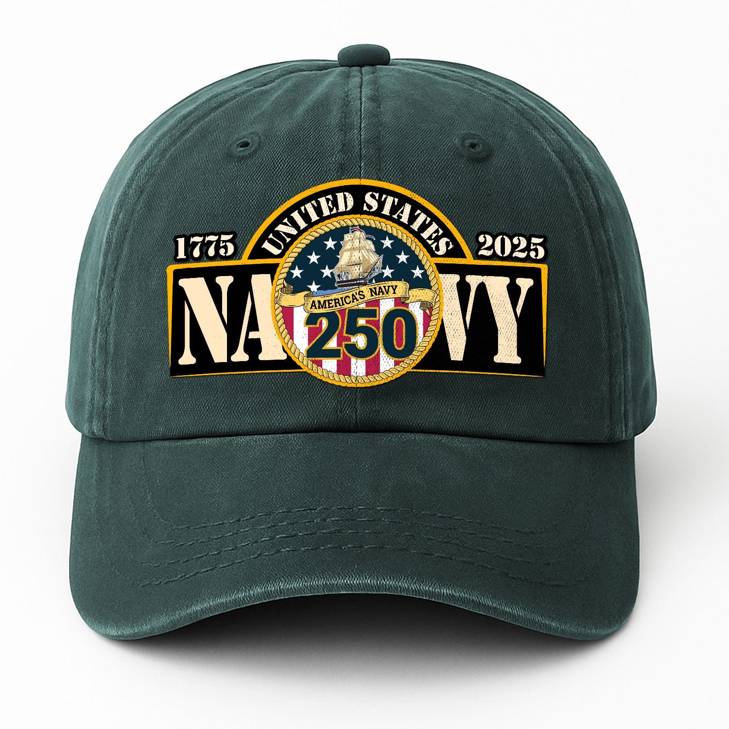 America's Navy 250 US Navy Premium Washed Denim Cap