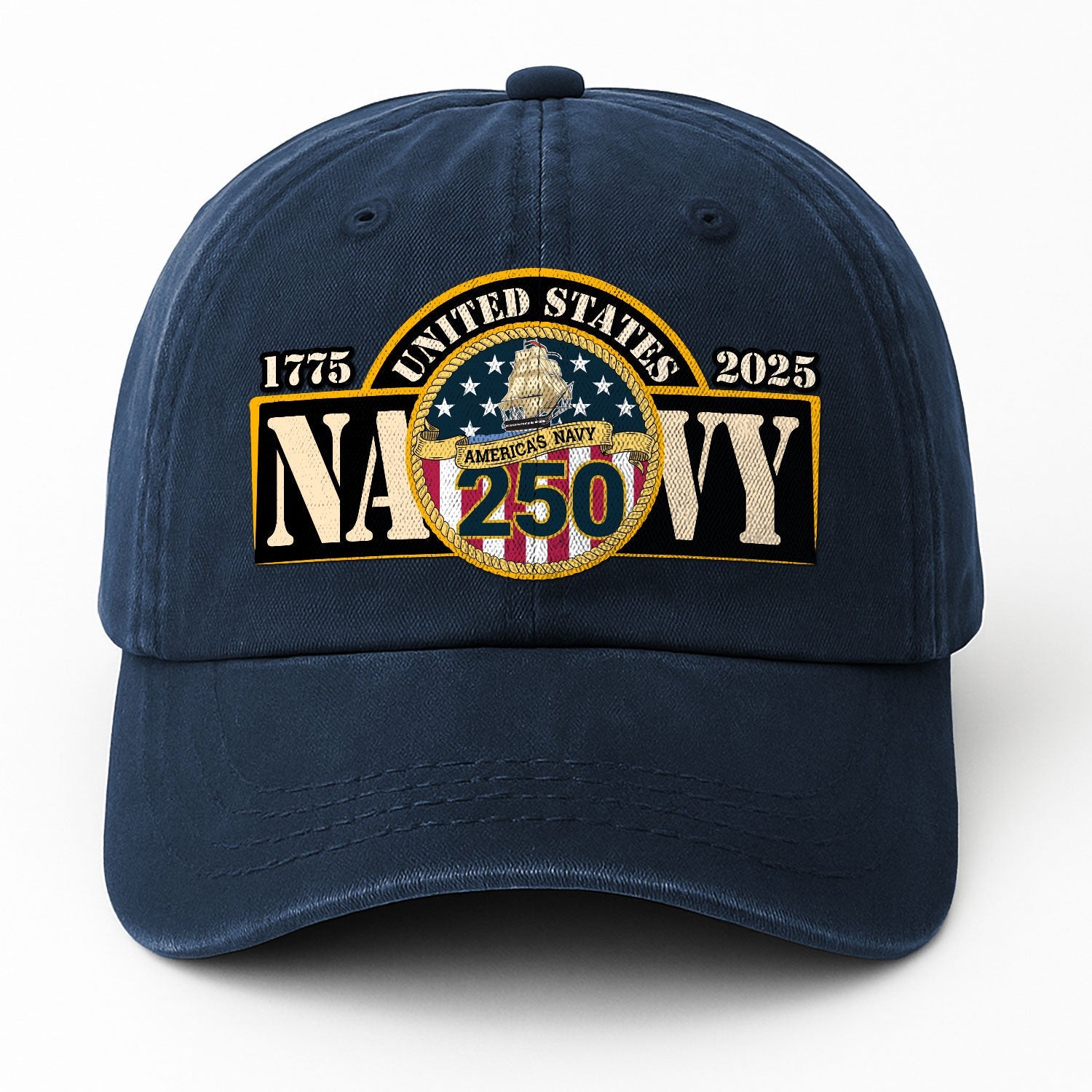 America's Navy 250 US Navy Premium Washed Denim Cap