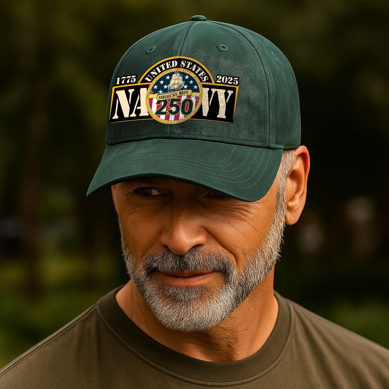 America's Navy 250 US Navy Premium Washed Denim Cap