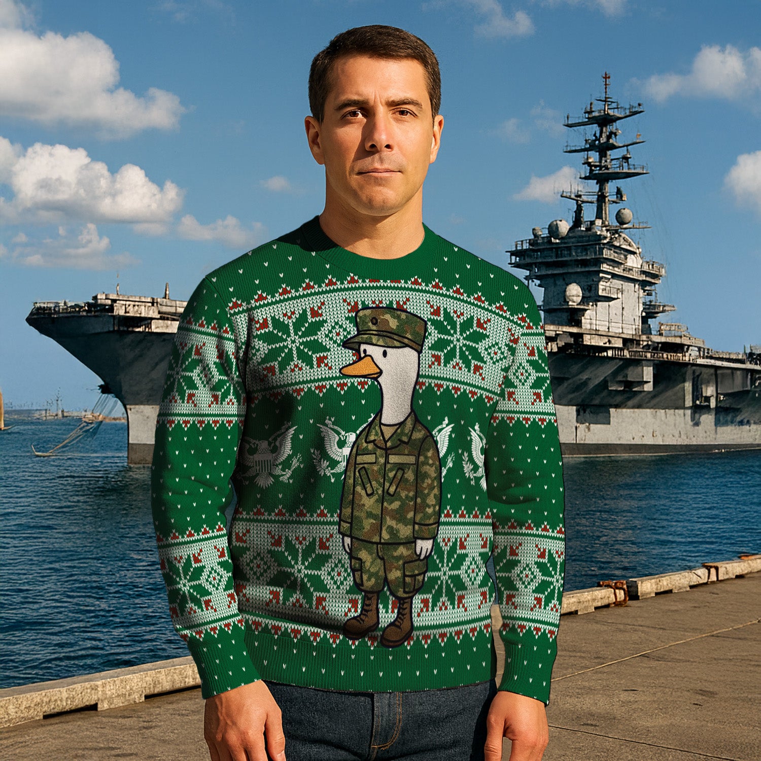 US Army Ugly Christmas Sweater