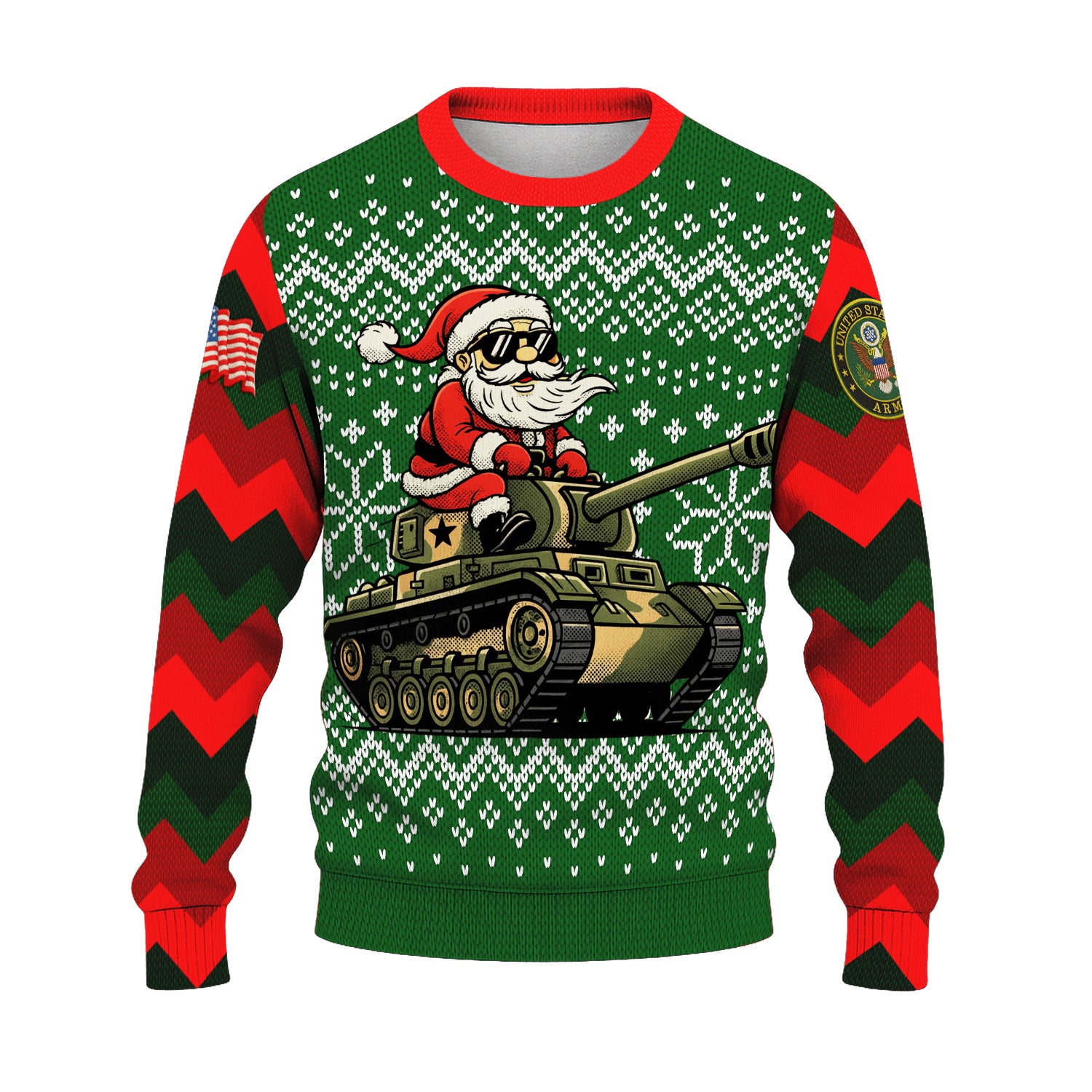 US Army Ugly Christmas Sweater KRUST27