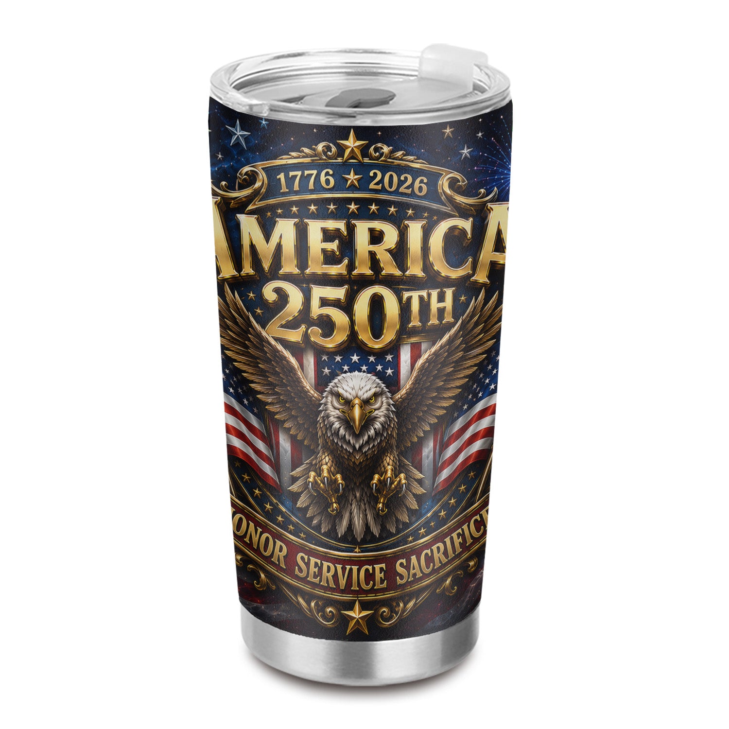 USA Liberty Bell Tumbler 20oz 250 Years Gift