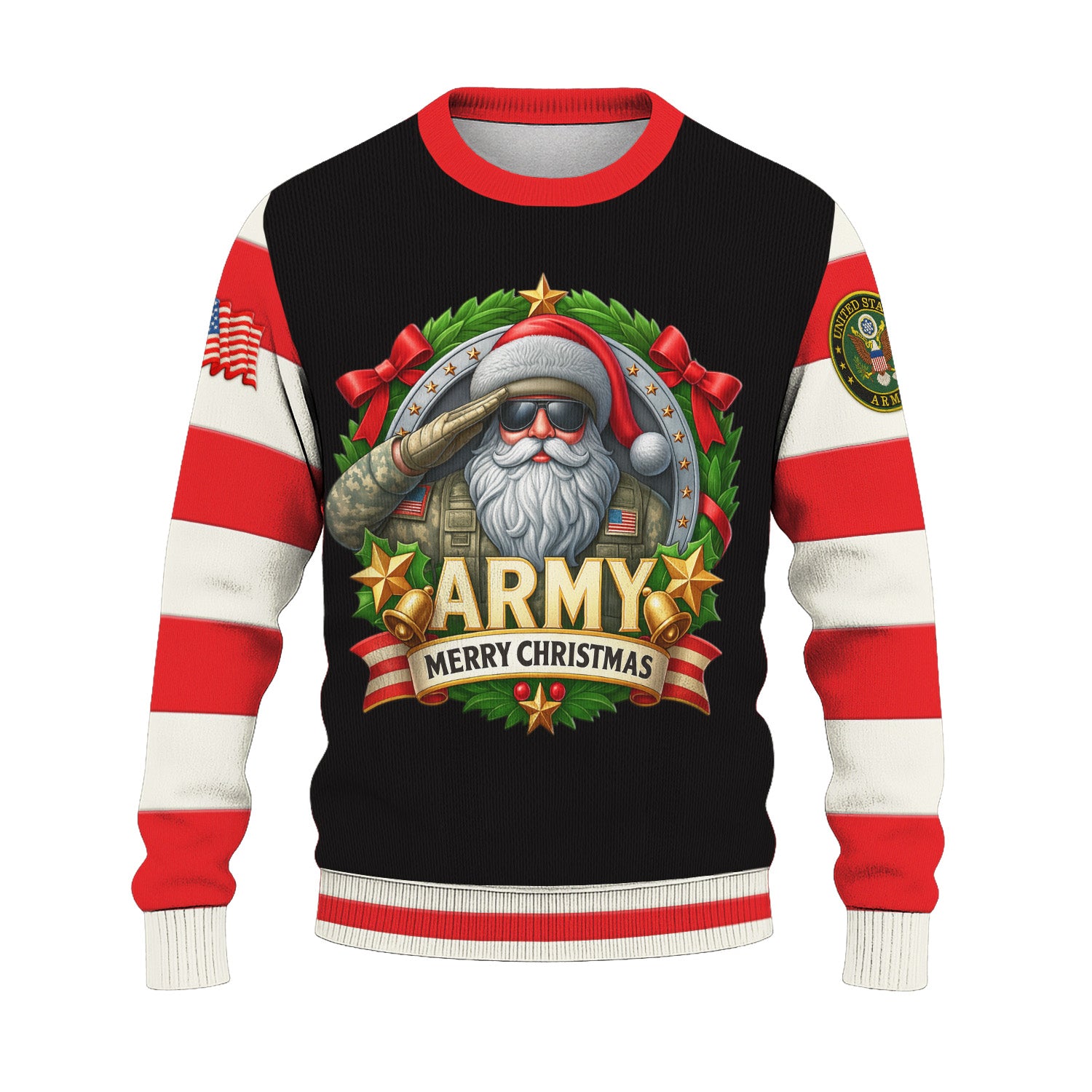 US Army Merry Christmas Ugly Christmas Sweater