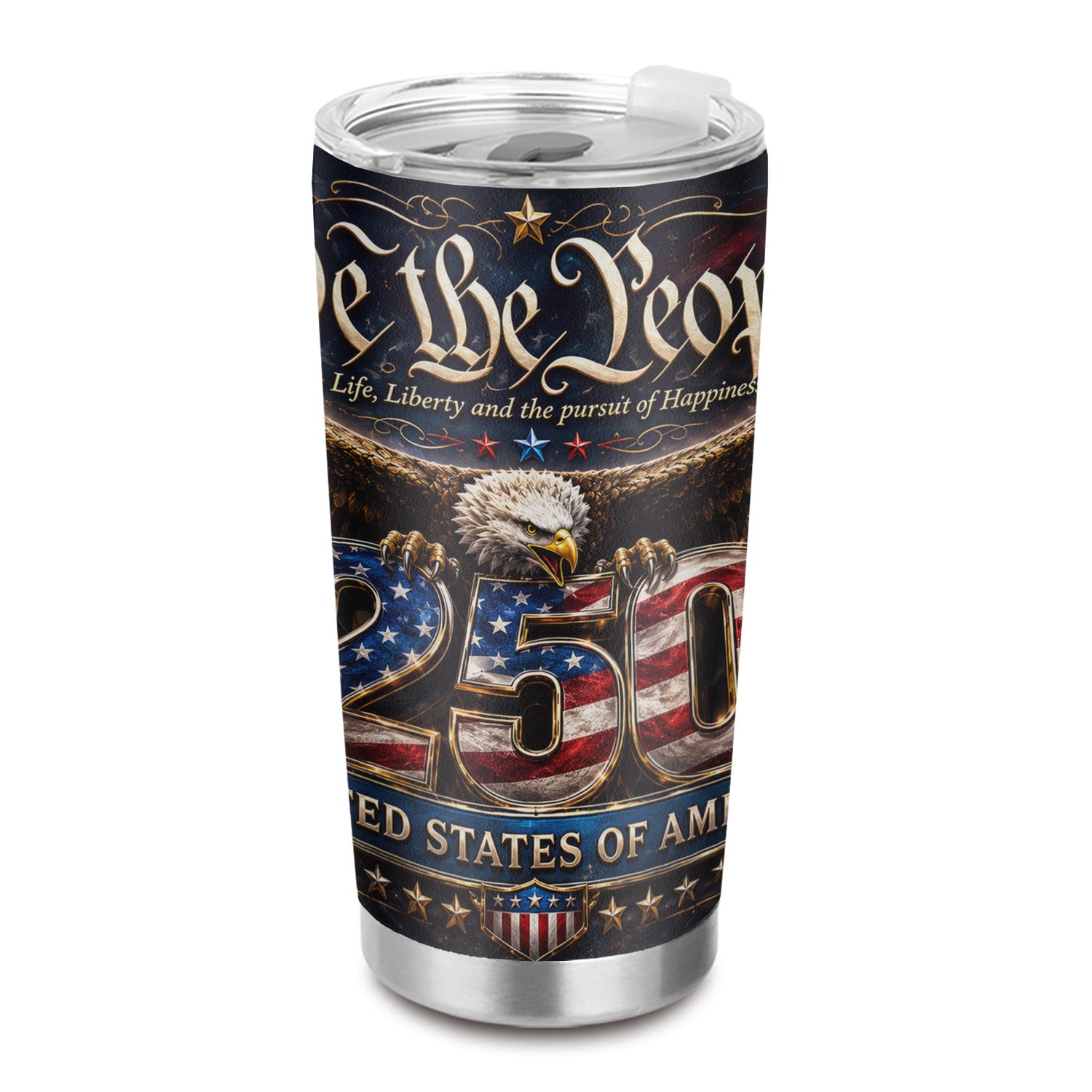 USA 250 Patriotic Tumbler 20oz Collector Gift