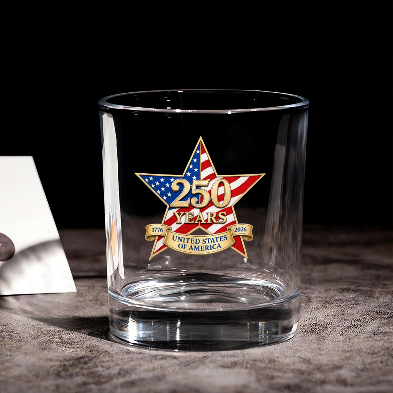 America 250 Anniversary Whiskey Glass for Collectors