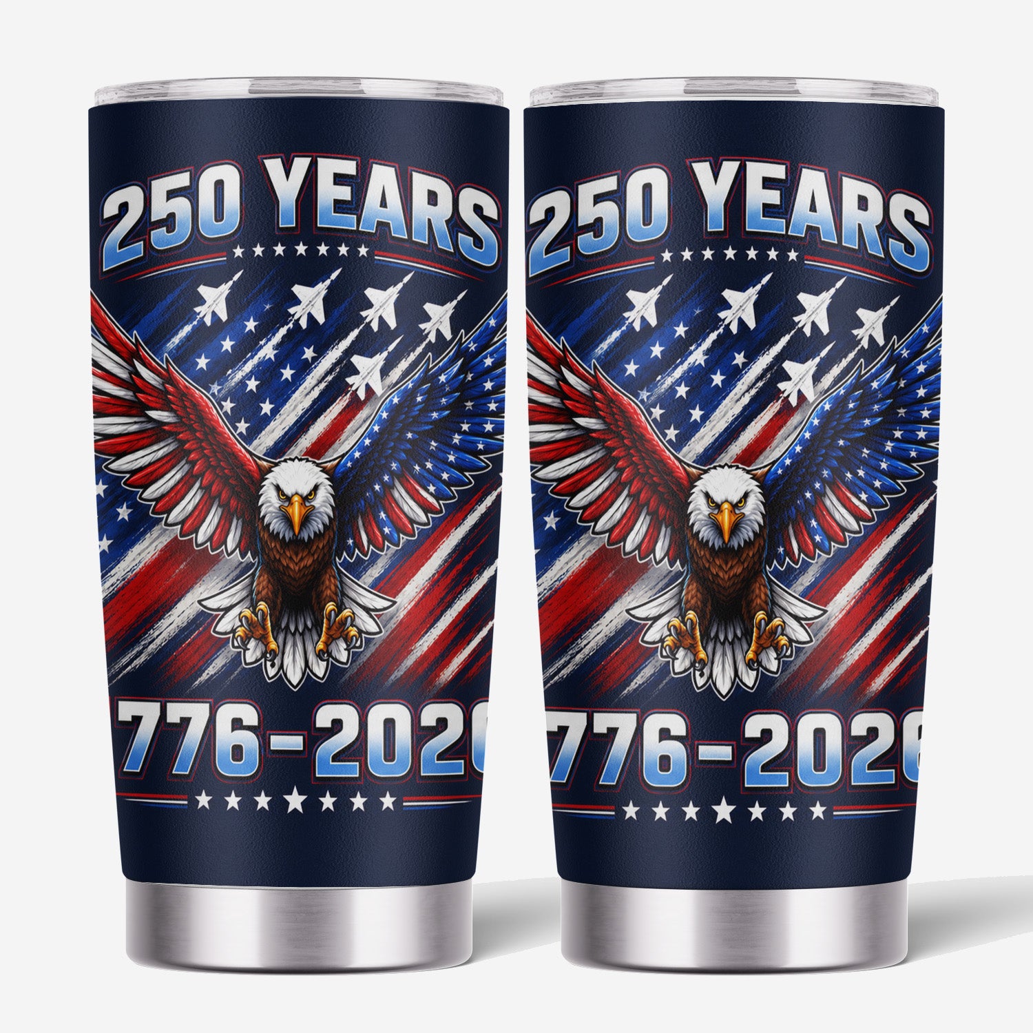 America 250th Birthday Tumbler 20oz American Pride Gift