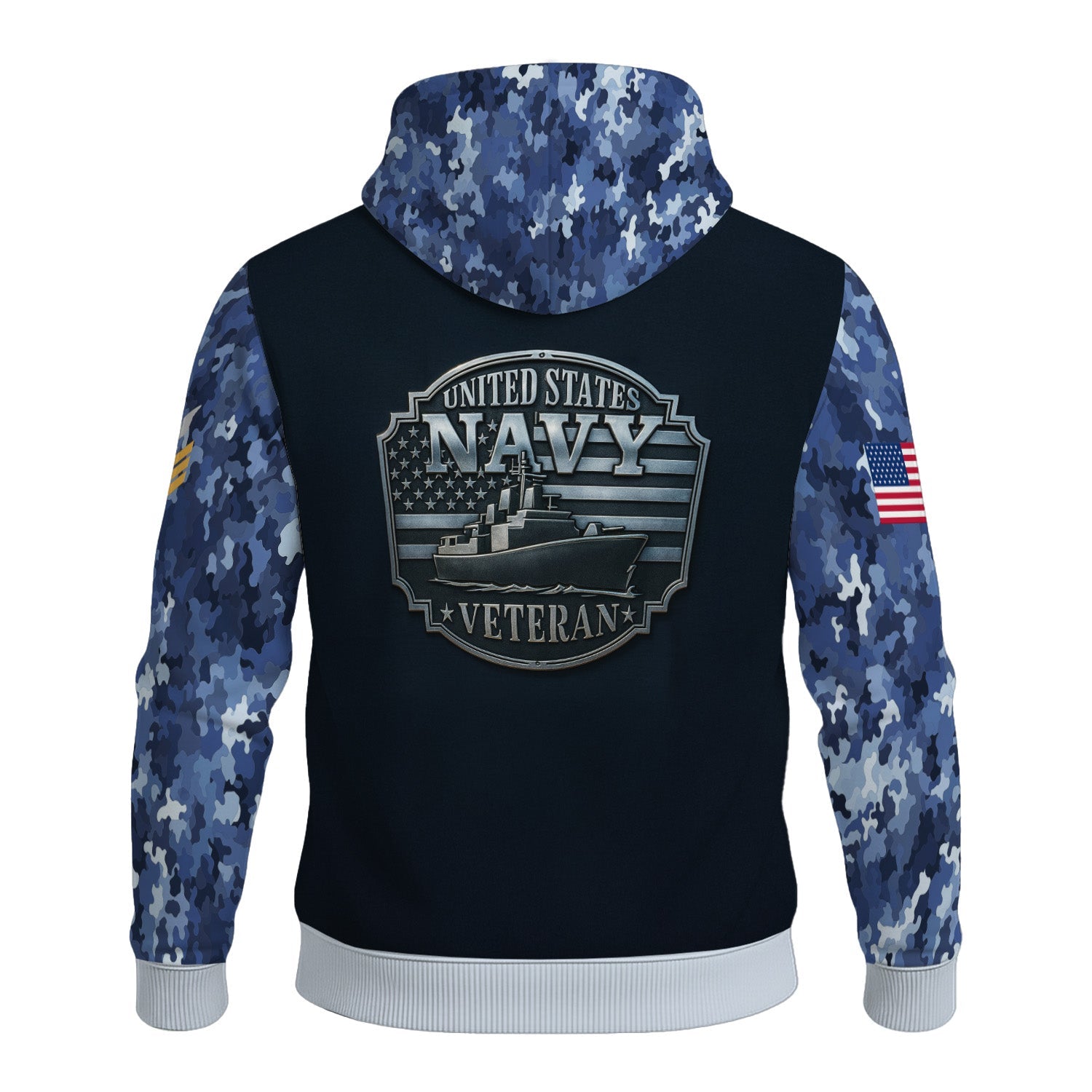 Personalized US Navy 3D All Over Print Hoodie KRH3D01