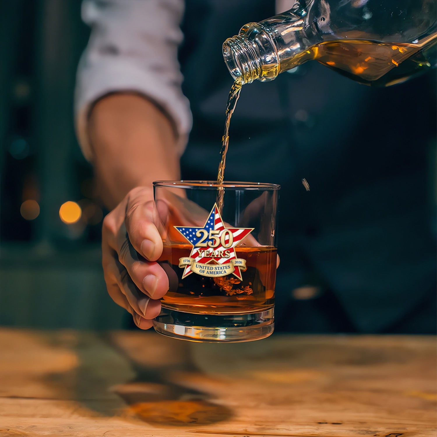 America 250 Anniversary Whiskey Glass for Collectors