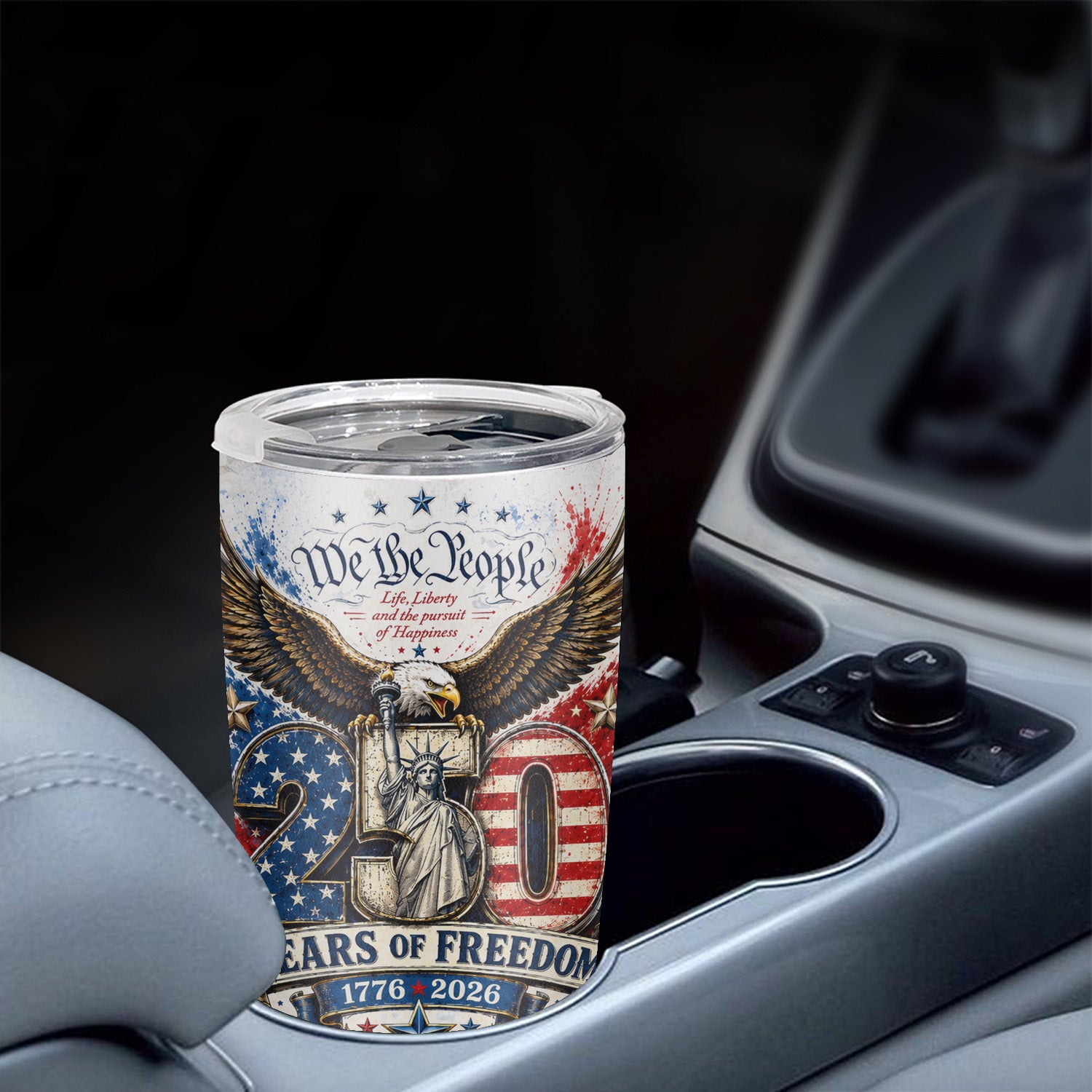 Patriotic Eagle Tumbler 20oz USA 250th Birthday Gift