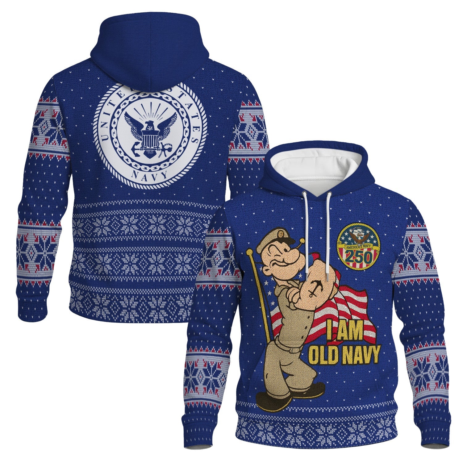 I Am Old Navy 3D All Over Print Hoodie