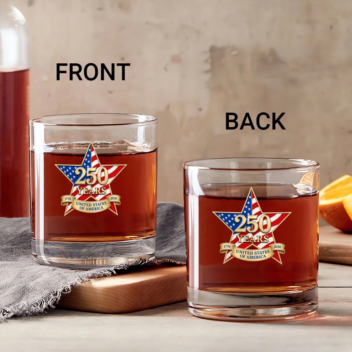 America 250 Anniversary Whiskey Glass for Collectors