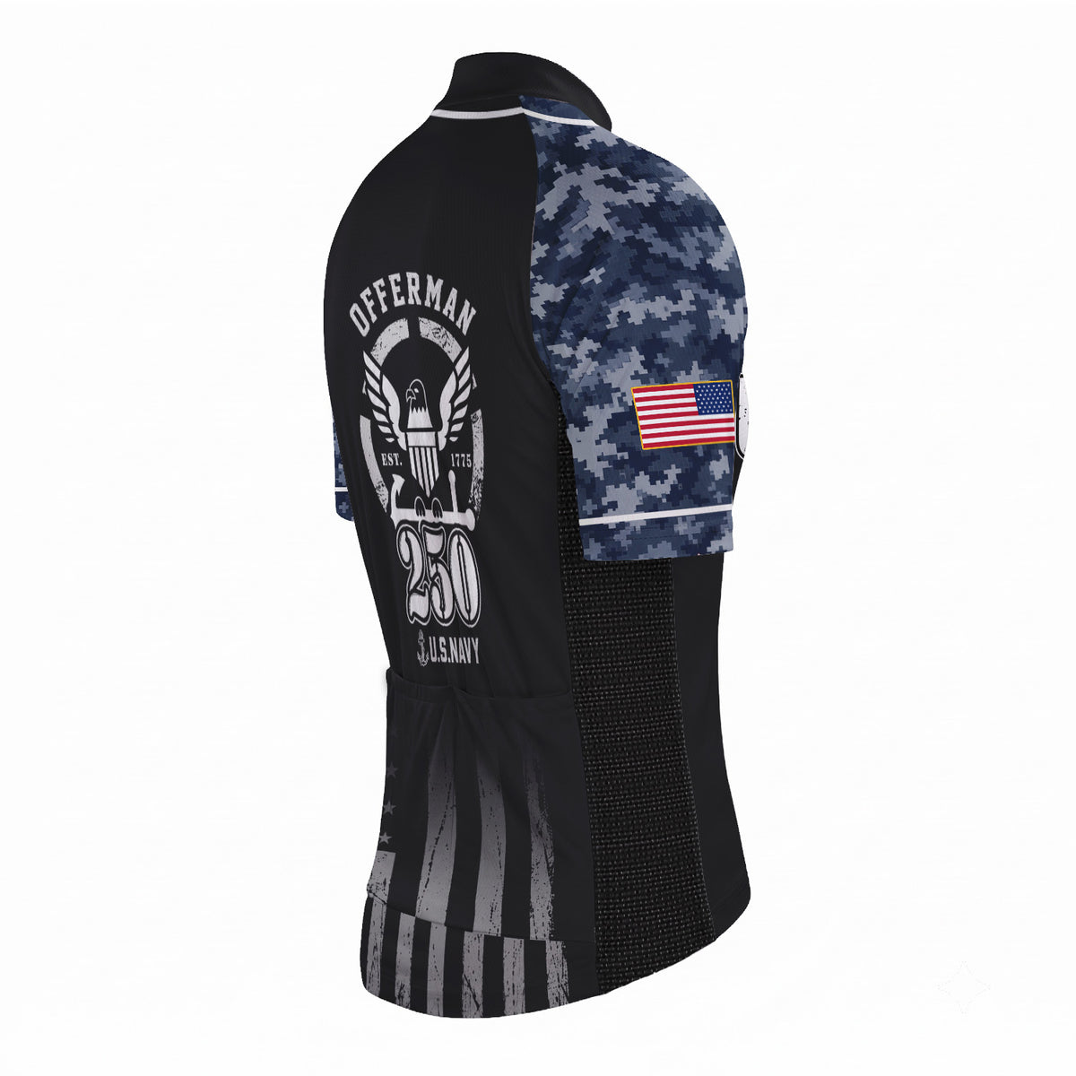 Personalized U.S. Navy 250th Cycling Jersey Kit