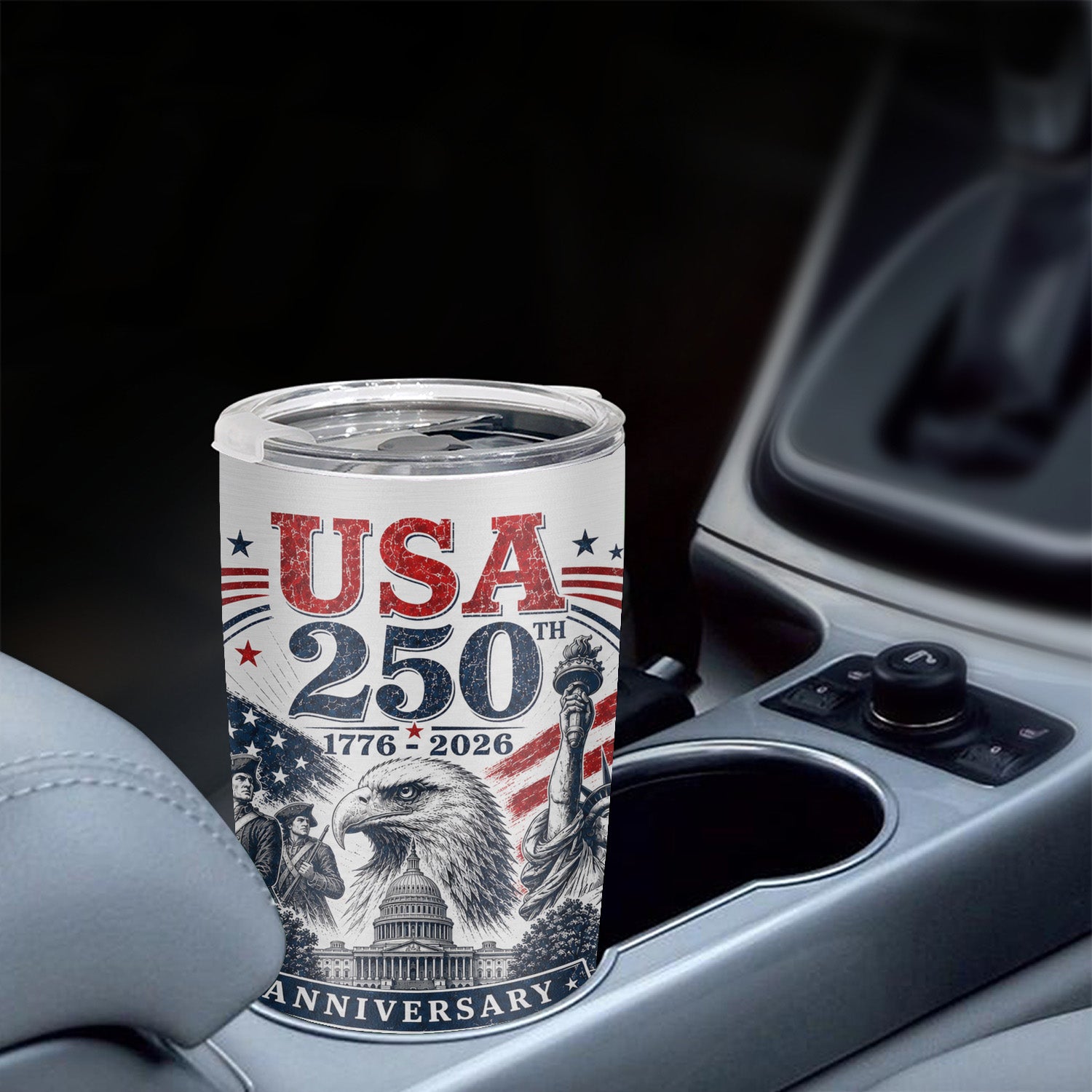 USA Freedom 250 Years Tumbler 20oz American Heritage