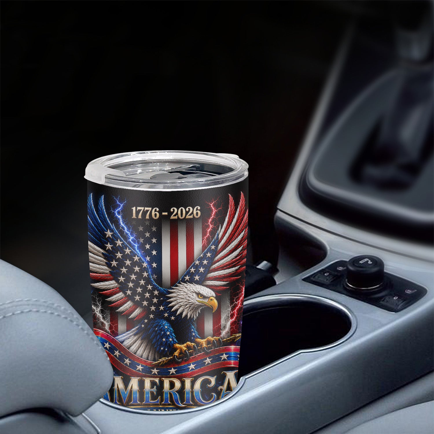 USA 1776-2026 Patriotic Tumbler 20oz Freedom Keepsake