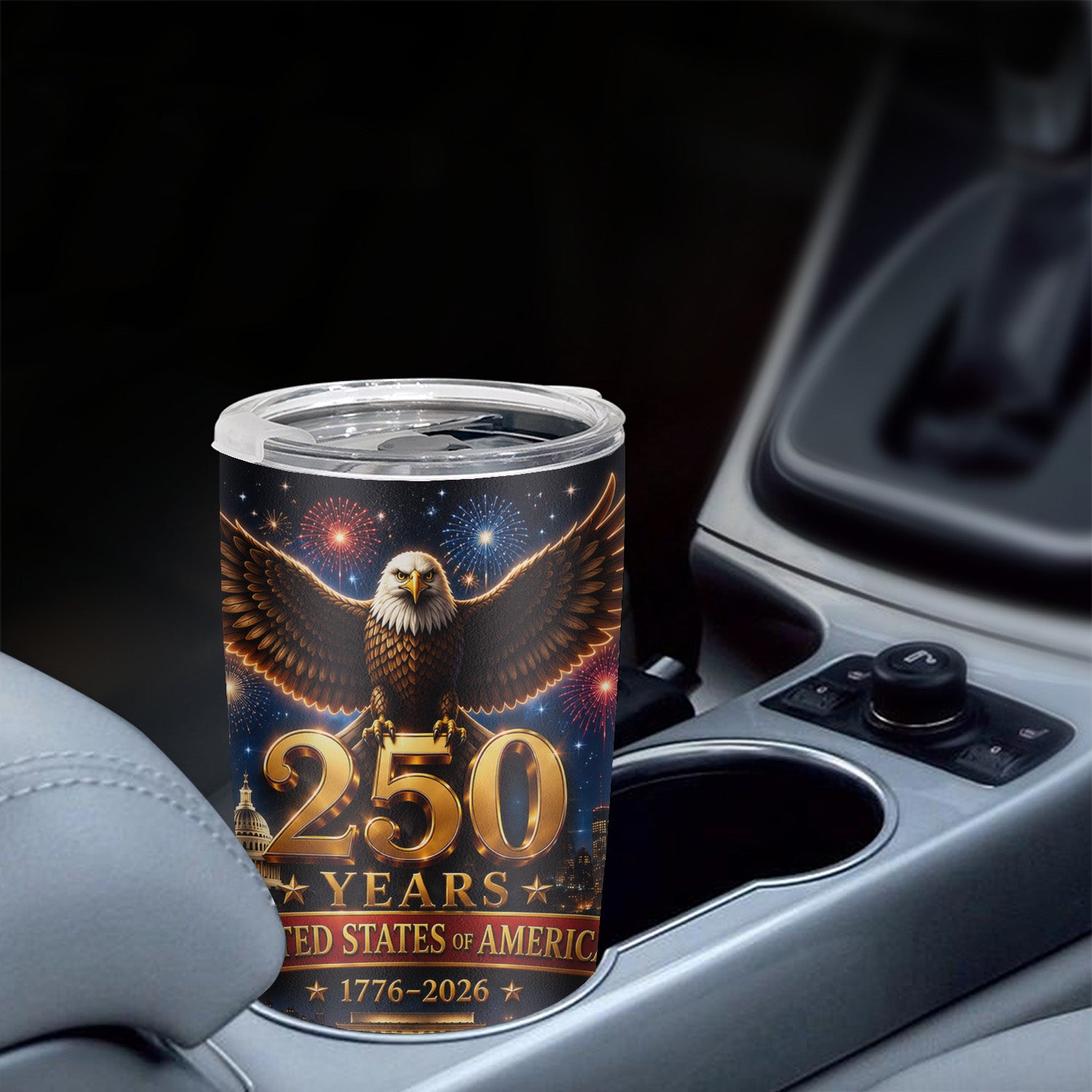USA 250 Years Patriotic Eagle 20oz Tumbler