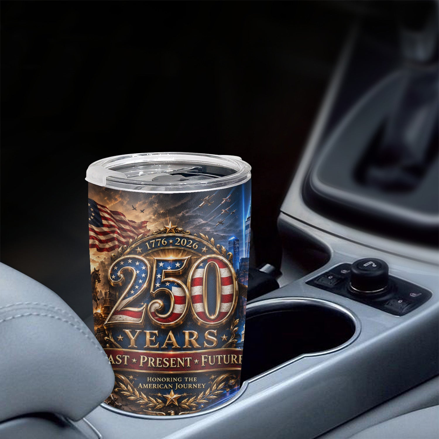 USA 250th Anniversary Tumbler 20oz Freedom Keepsake