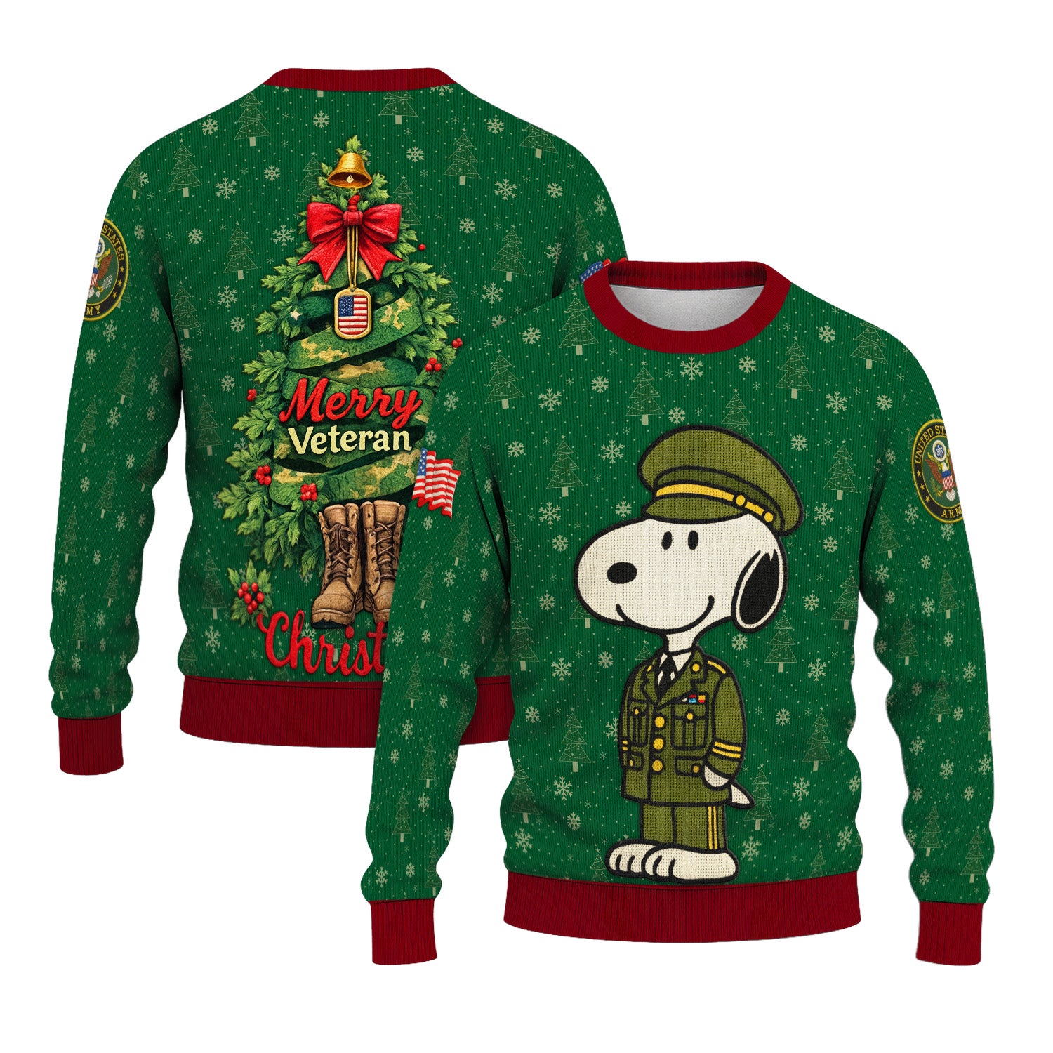 US Army Ugly Christmas Sweater